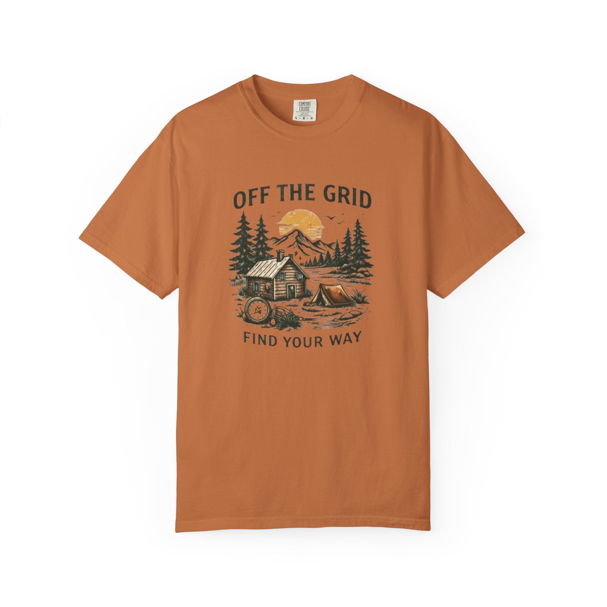 Off The Grid | Find Your Way Camping T-Shirt