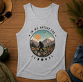 Nature Era Racer Tank | "In My Nature Era" Graphic Crop Tank Top