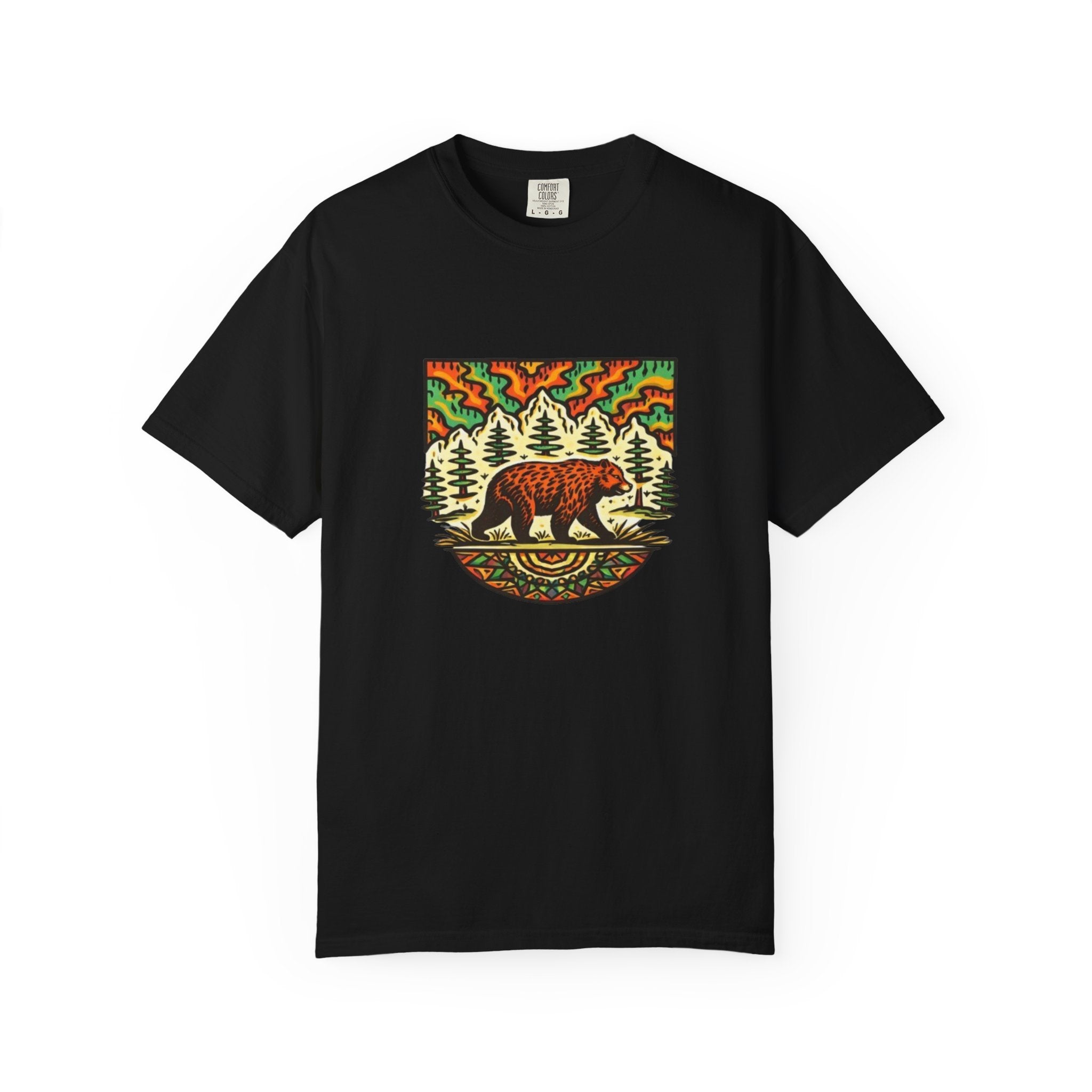 Bear Forest Graphic T-Shirt | Retro Nature Wilderness Tee