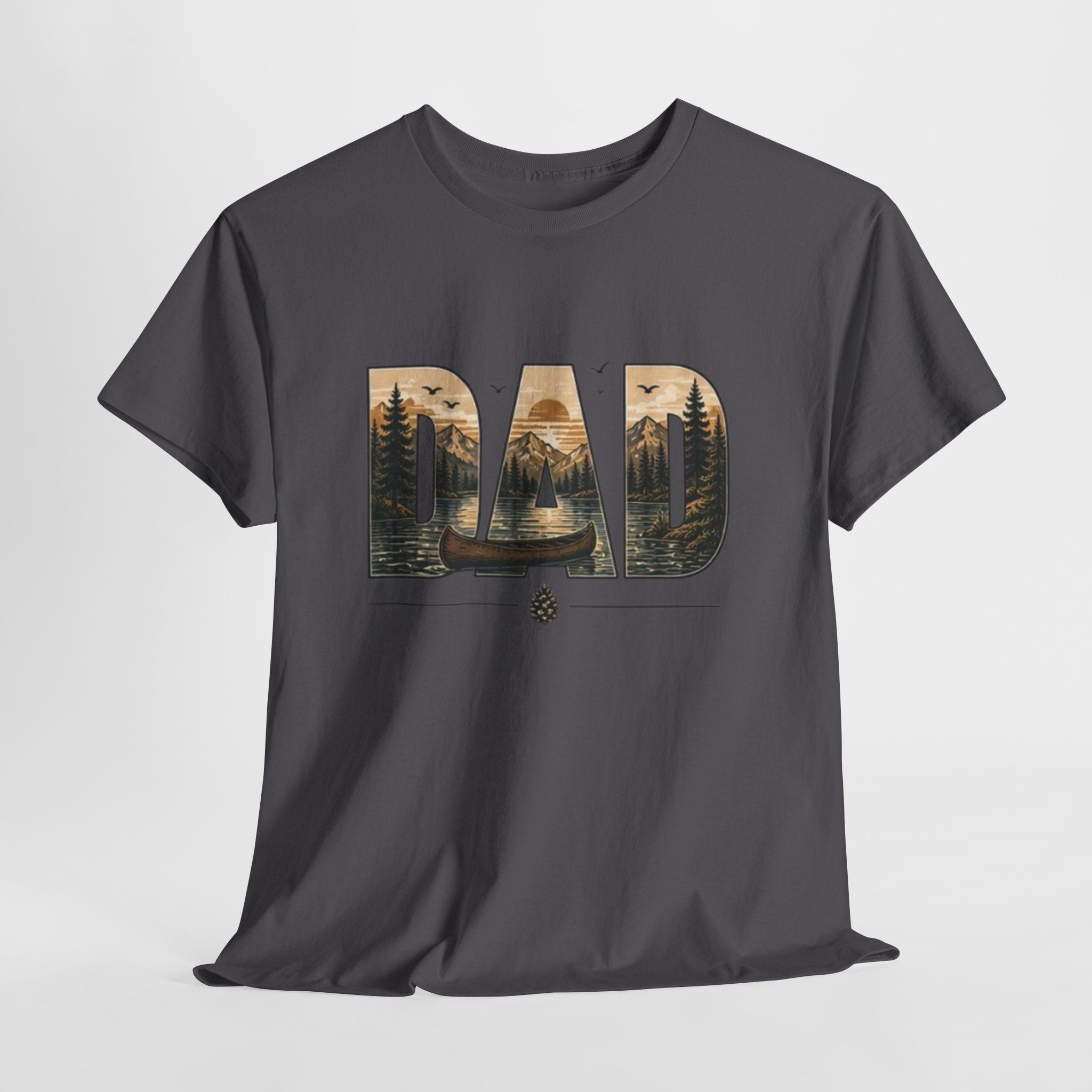 Canoeing Landscape Tee | Gift for Outdoorsman |Gift for Dad