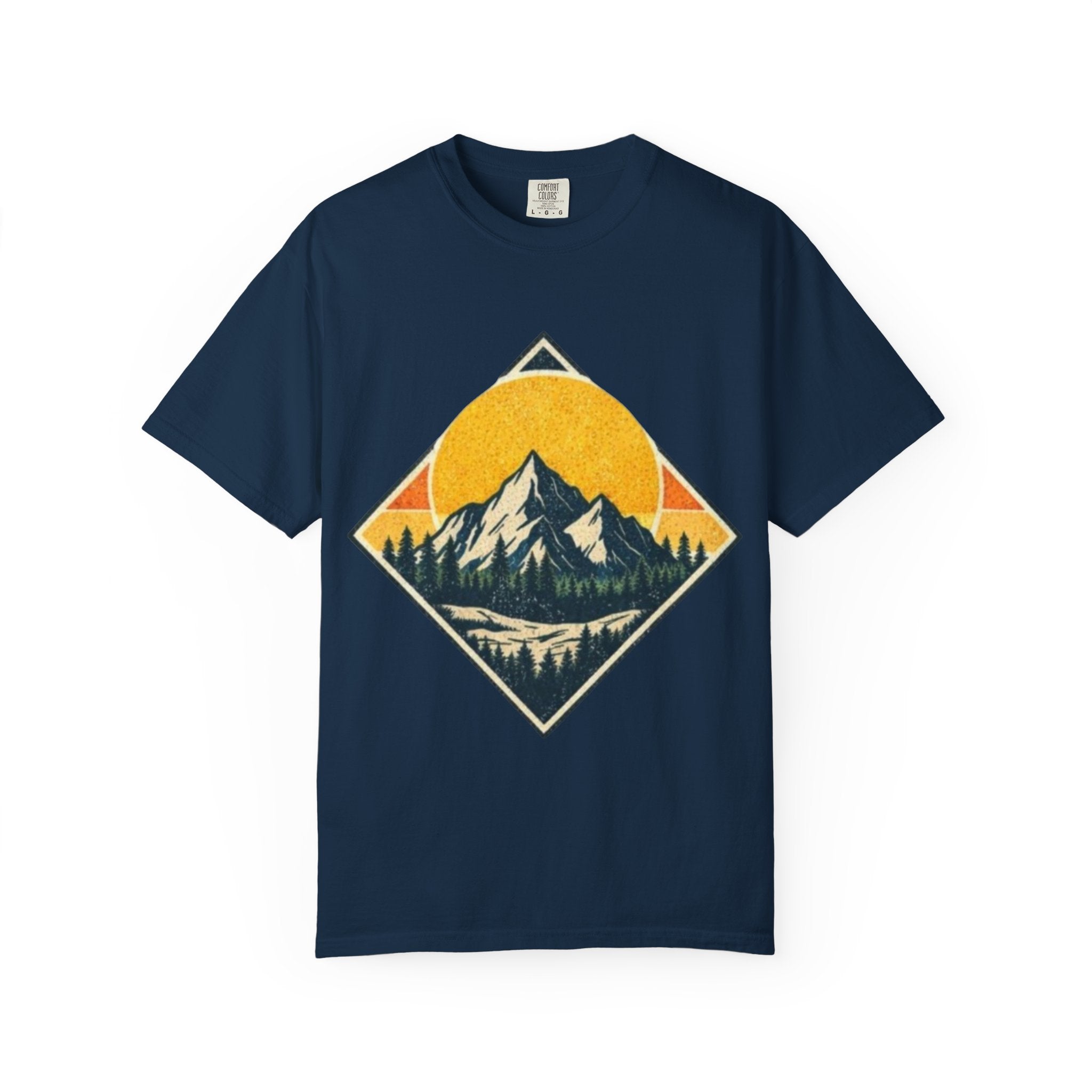 Mountain Sunset T-Shirt | Retro Outdoor Graphic Tee