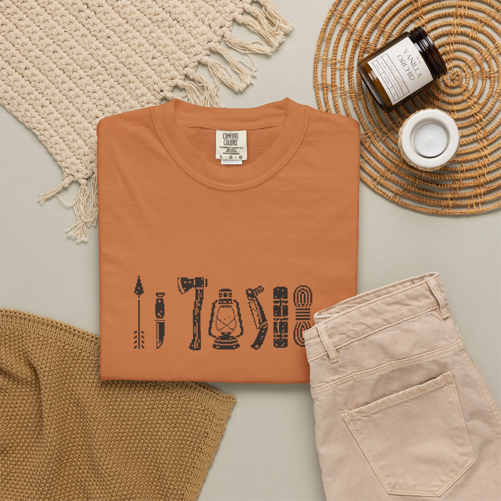 Outdoorsman Camp Tools T-Shirt | Gift for Dad