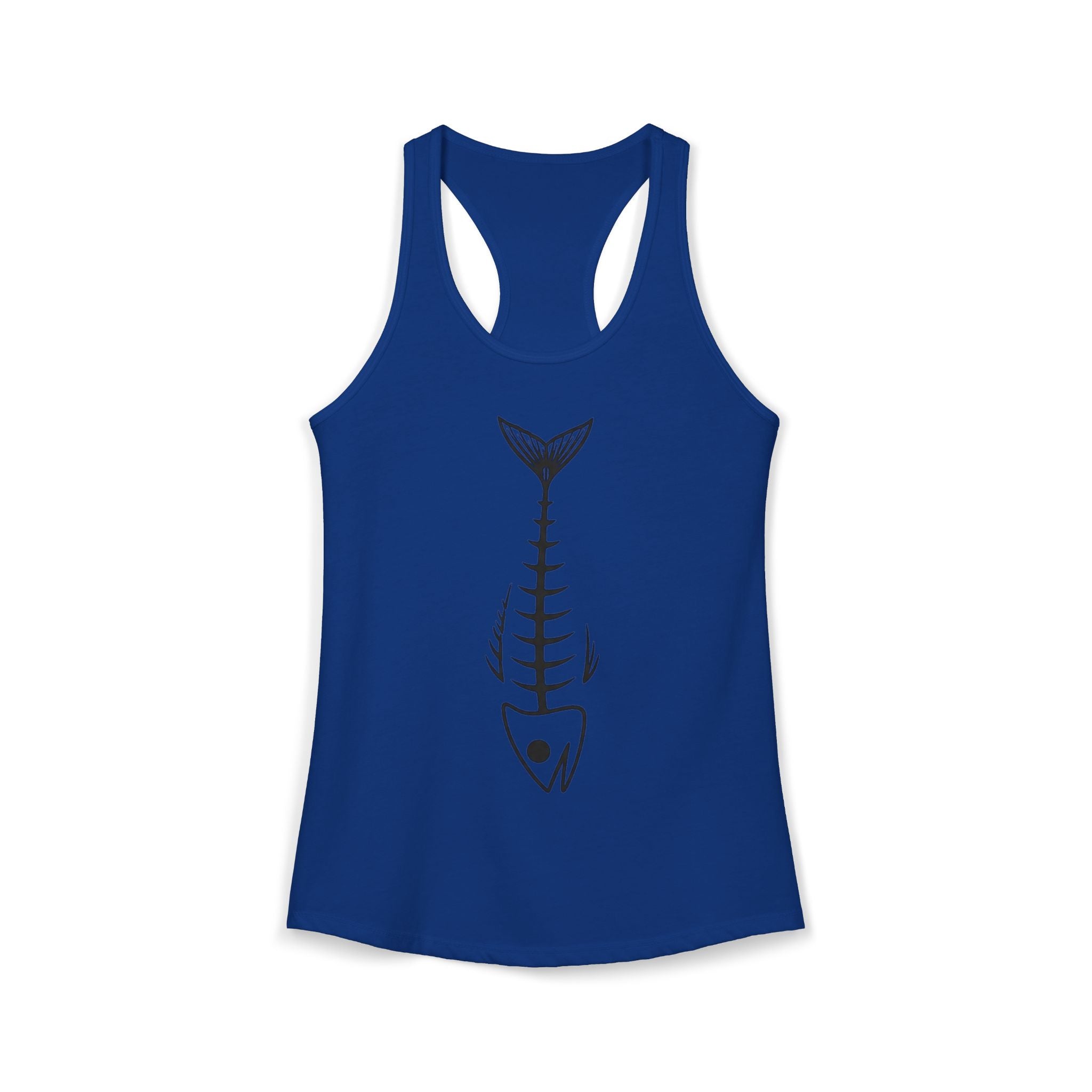 Fish Skeleton Racerback Tank