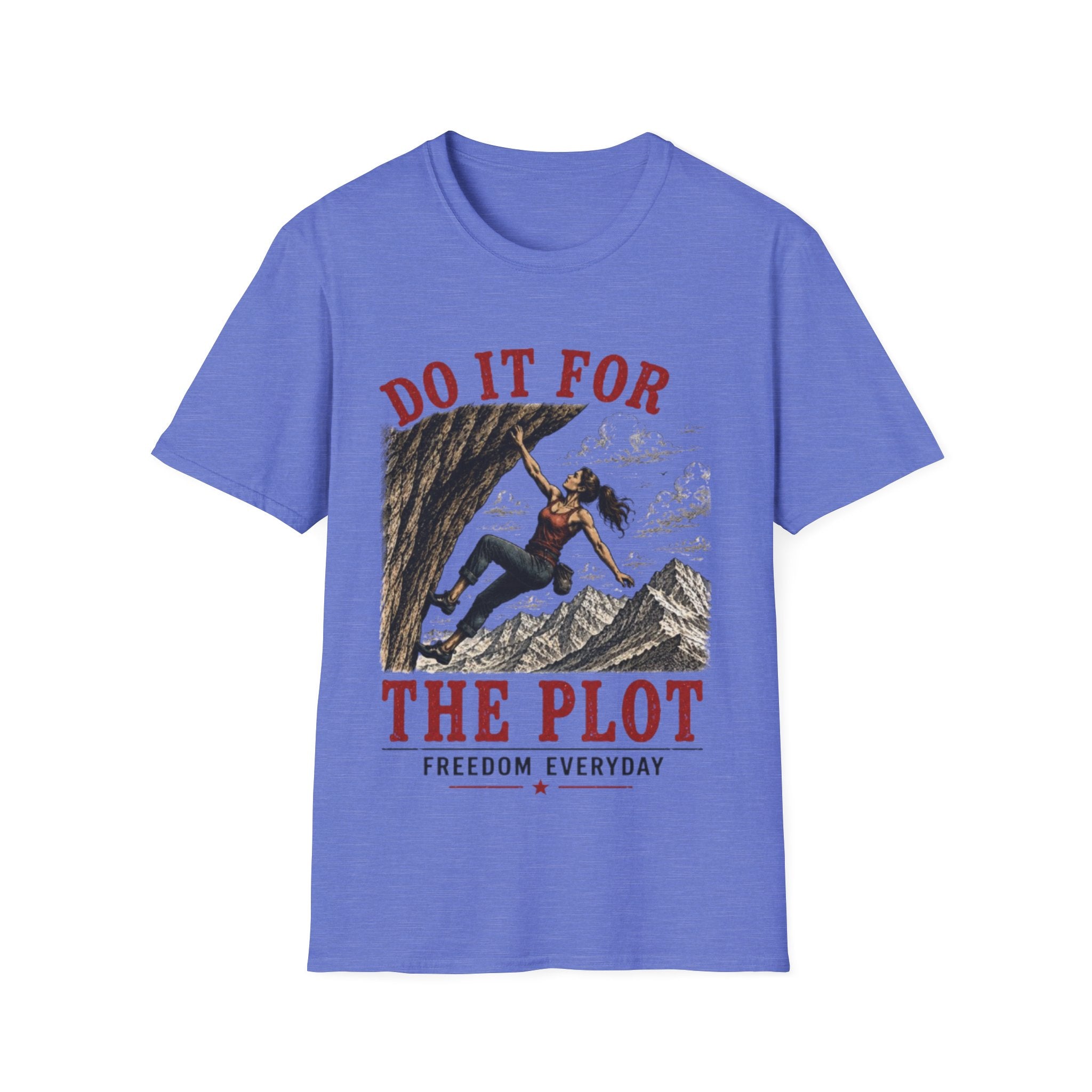 Do It For The Plot T-Shirt | Climbing Adventure Graphic Tee