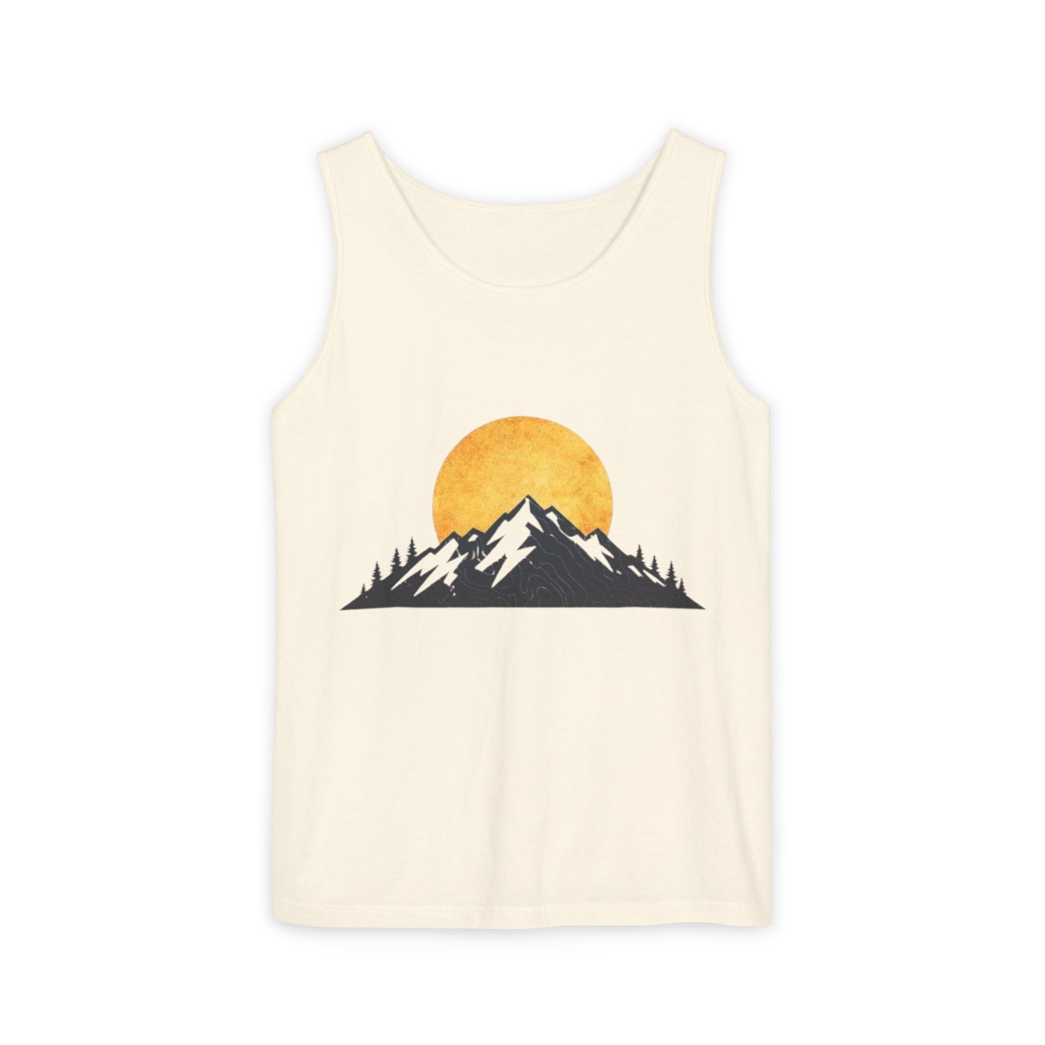 Moon & Mountain Tank | Mountain Landscape Graphic Tank Top