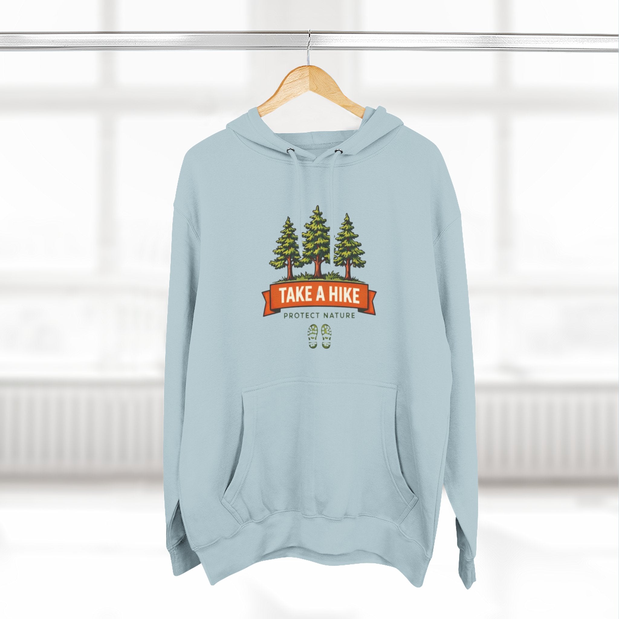 Hoodie | Take a Hike Graphic Hooded Sweatshirt Protect Nature