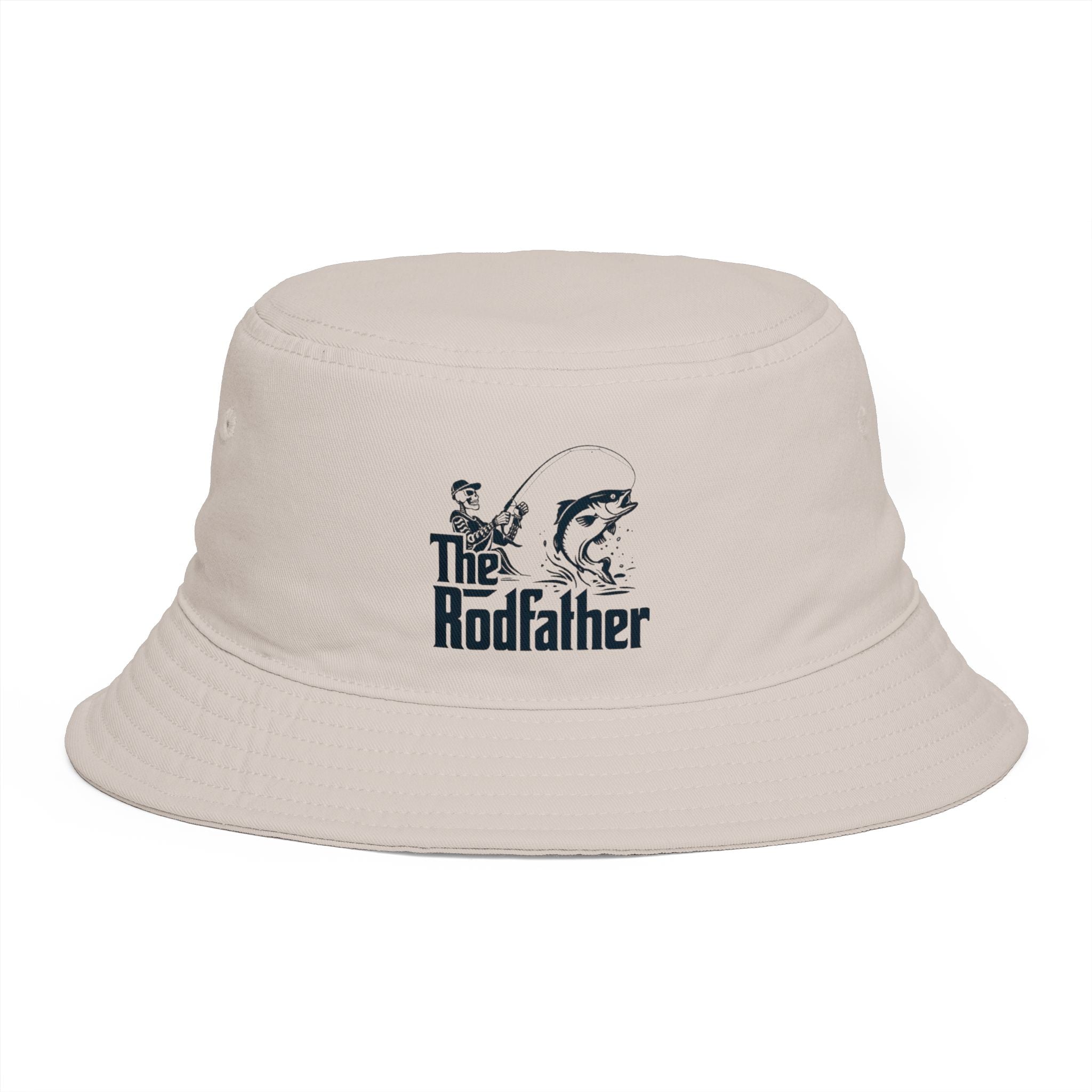 Bucket Hat | The Rodfather Vintage Fishing Logo Bucket Hat
