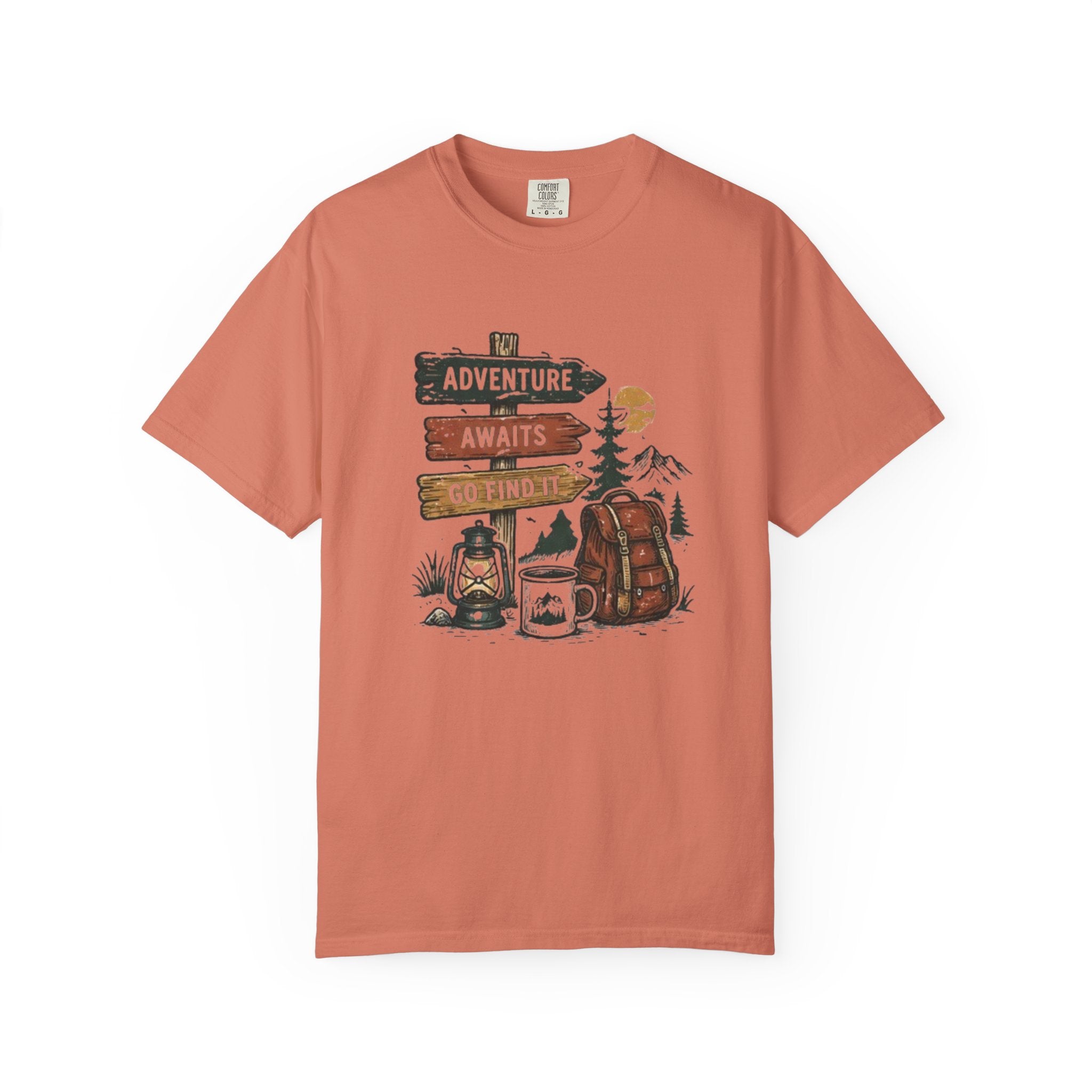 Adventure Awaits Camping T-Shirt | Go Find It Graphic Tee