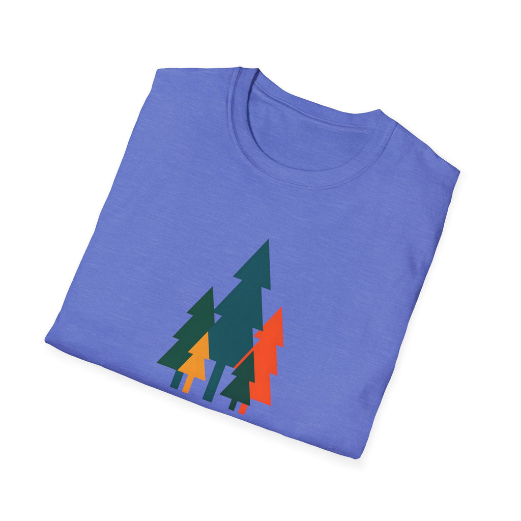 Colorful Pine Trees T-Shirt | Vibrant Forest Graphic Tee