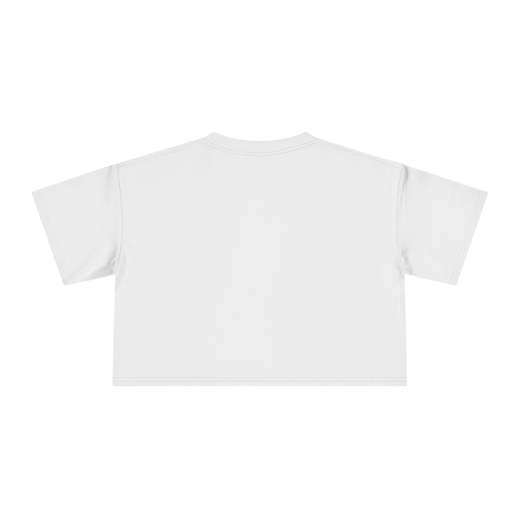 Crop Tee | "Chase Sunsets Not People" Retro Sunset Graphic