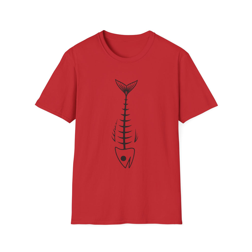 Fish Skeleton Graphic T-Shirt | Minimal Fish Tee