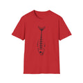 Fish Skeleton Graphic T-Shirt | Minimal Fish Tee