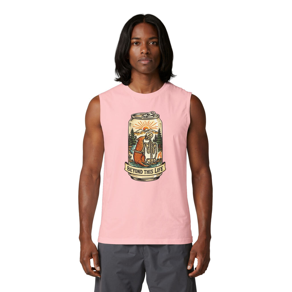Muscle Tank | Beyond This Life Skeleton Can Graphic