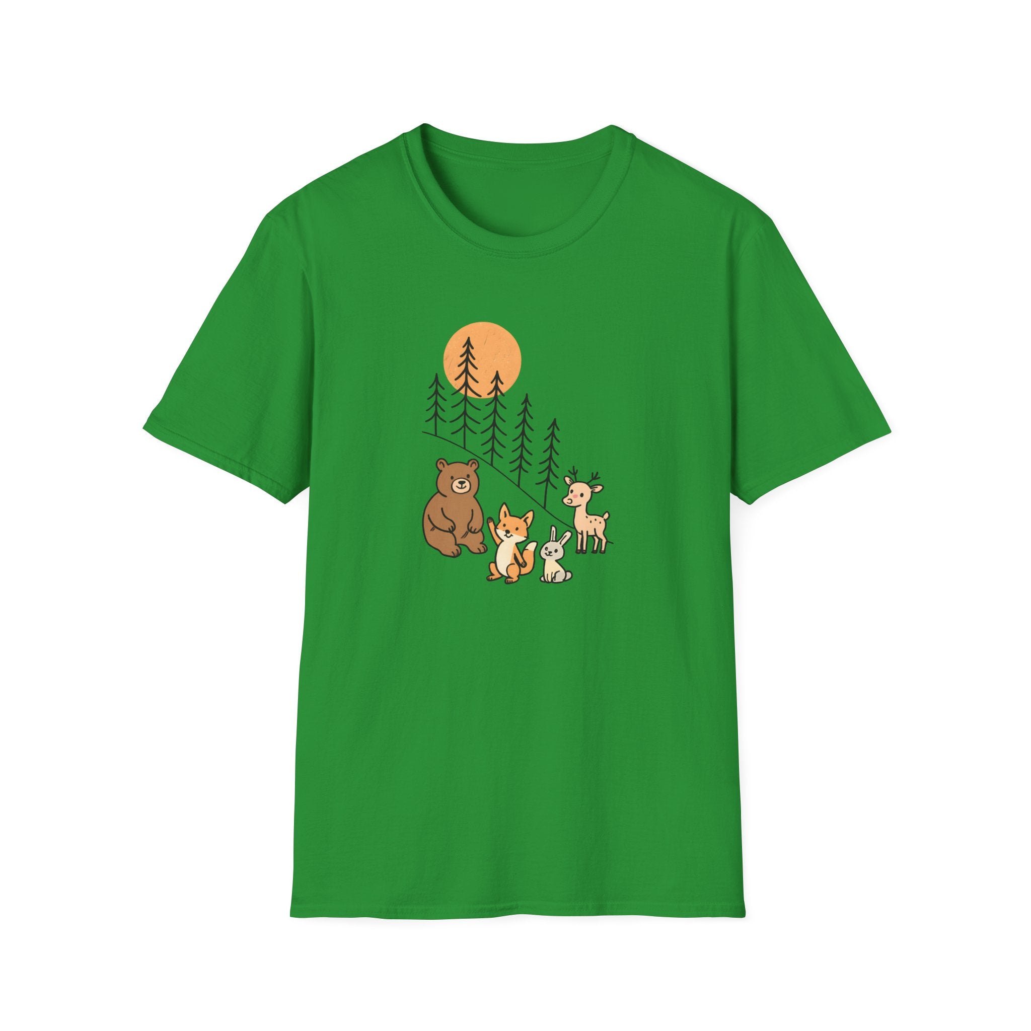Forest Animal Friends T-Shirt | Cute Woodland Animals Graphic Tee