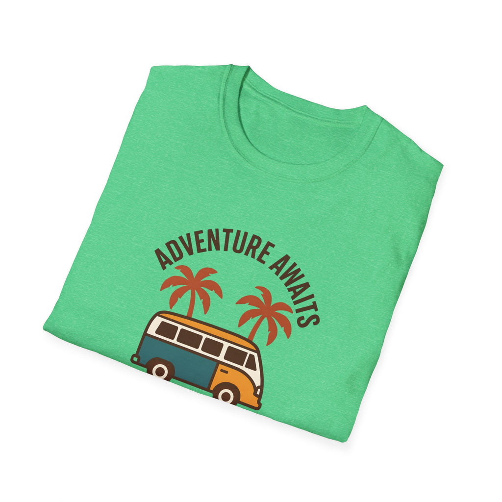 Adventure Awaits Van T-Shirt | Travel Camper Graphic Tee
