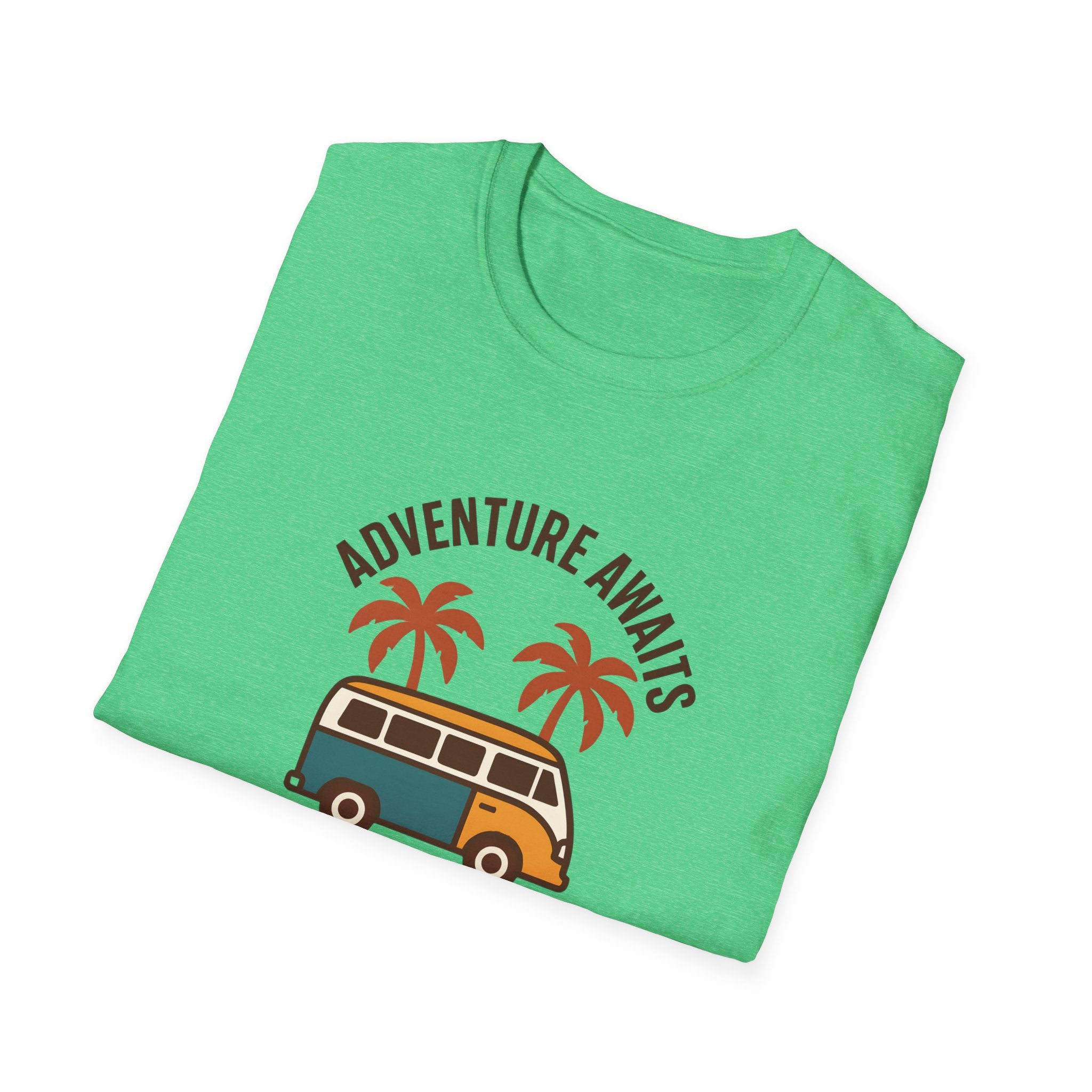Adventure Awaits Van T-Shirt | Travel Camper Graphic Tee