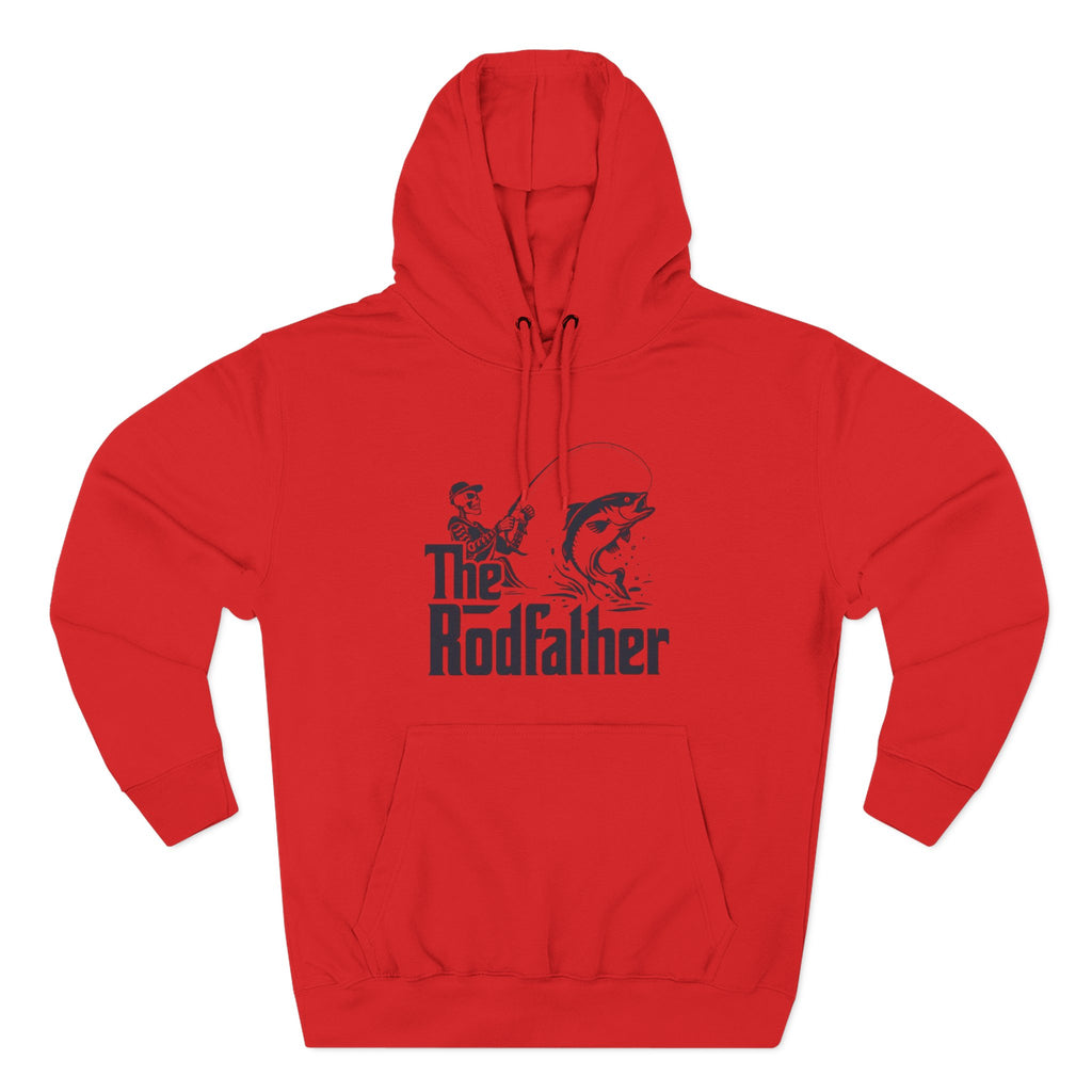 The Rodfather Hoodie | Fishing Graphic Pullover for Anglers