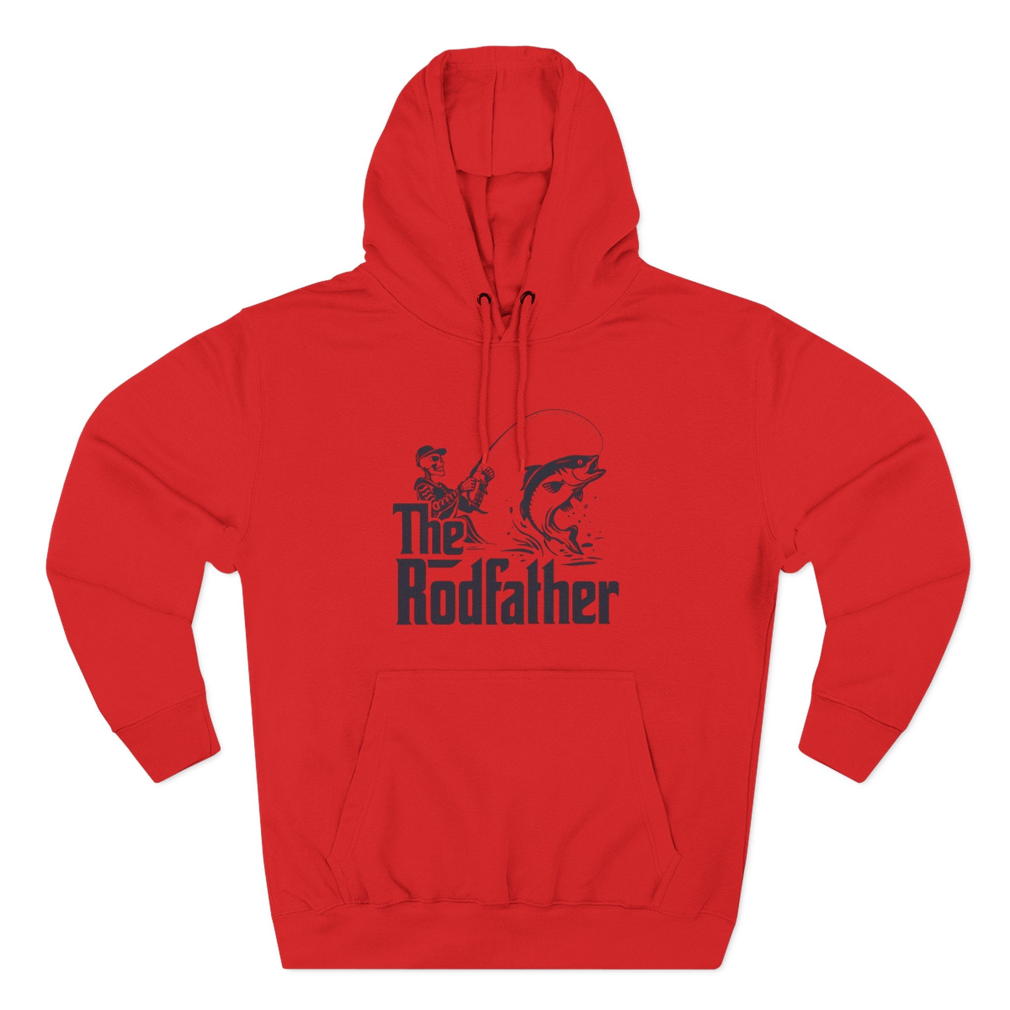 The Rodfather Hoodie | Fishing Graphic Pullover for Anglers