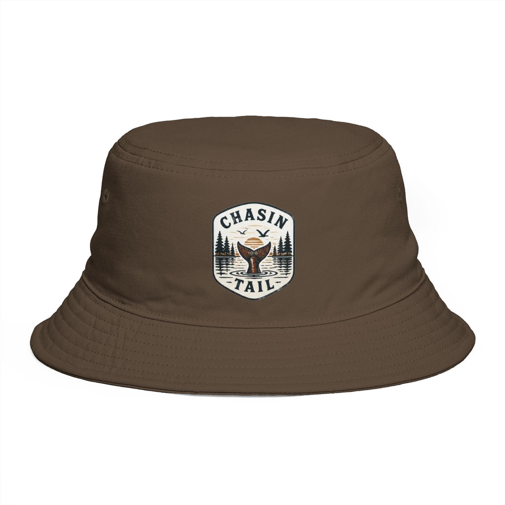 Chasin Tail Hunting Bucket Hat | Rustic Outdoorsman Fish & Duck Patch
