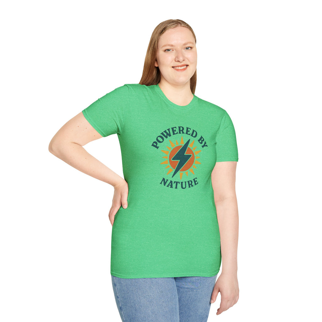 Powered by Nature T-Shirt | Eco-Inspired Graphic Tee