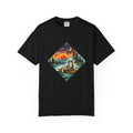 Retro Otter Lake Mountainscape T-Shirt