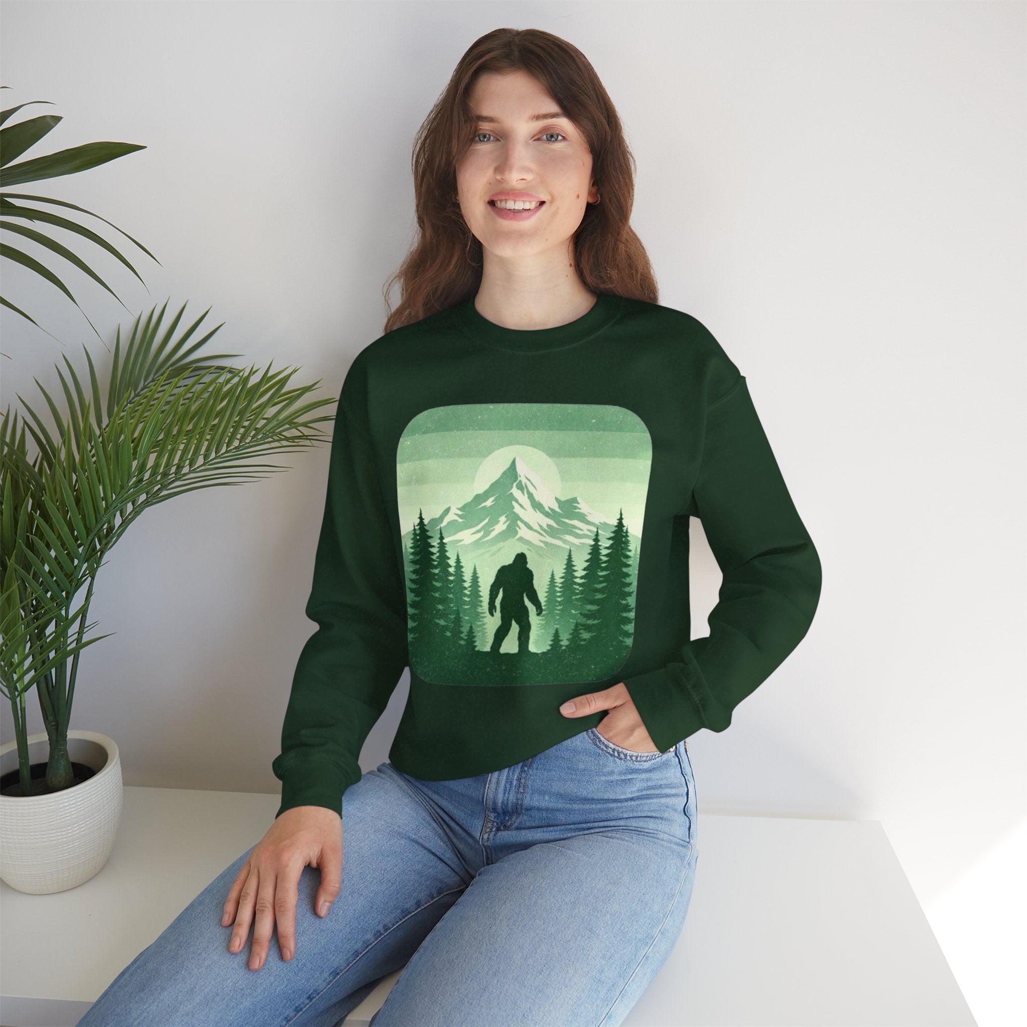 Bigfoot Mountain Silhouette Sweatshirt