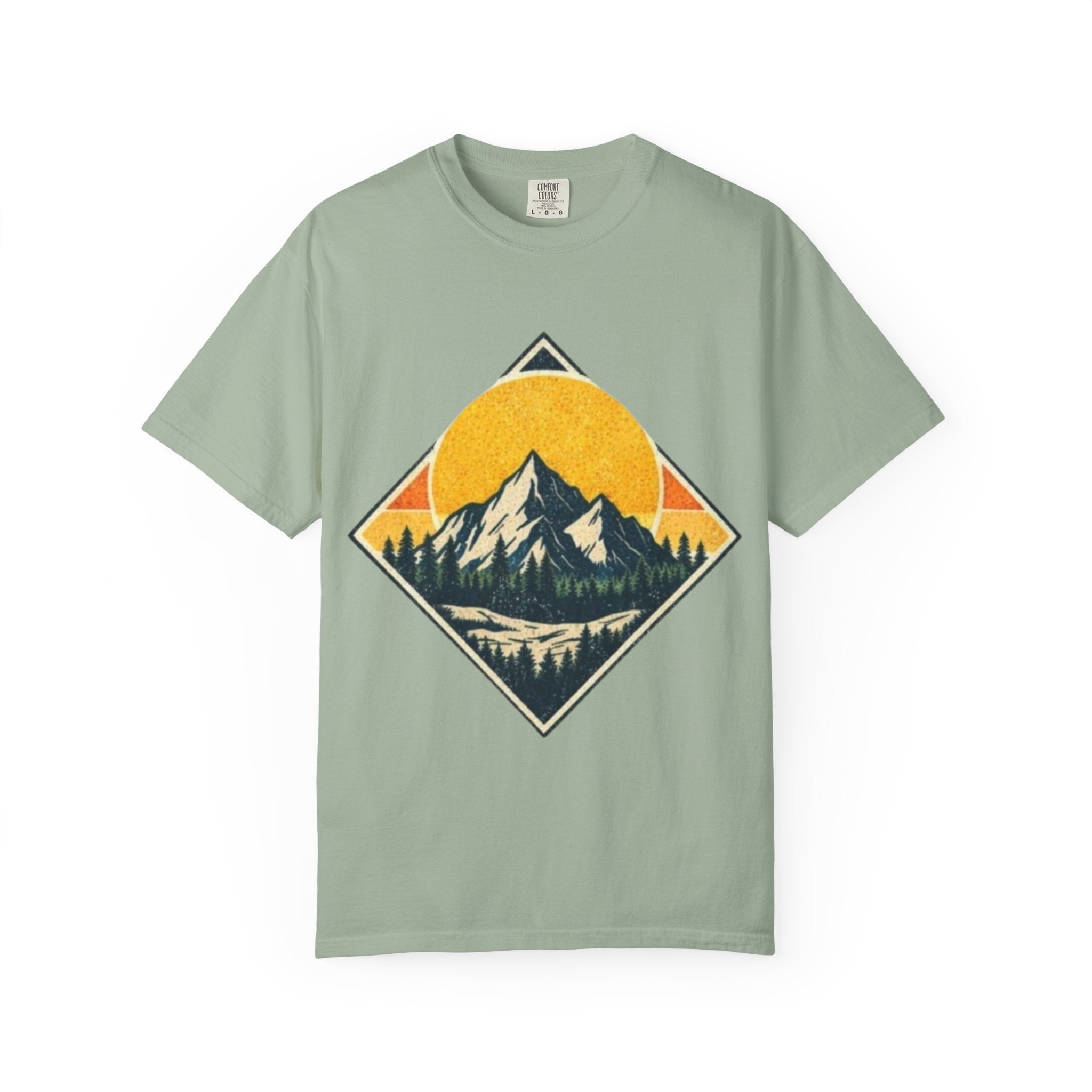 Mountain Sunset T-Shirt | Retro Outdoor Graphic Tee