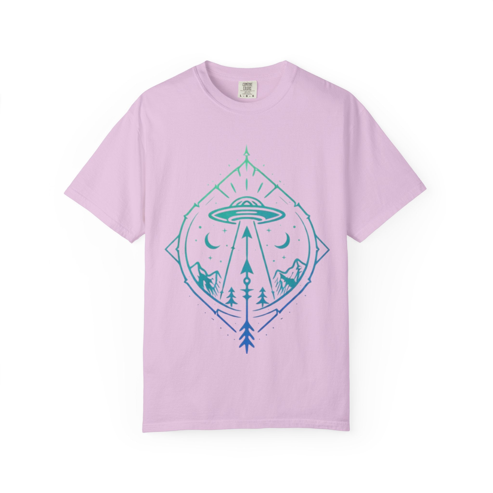 UFO Adventure T-Shirt | Alien Abduction Mountain Graphic