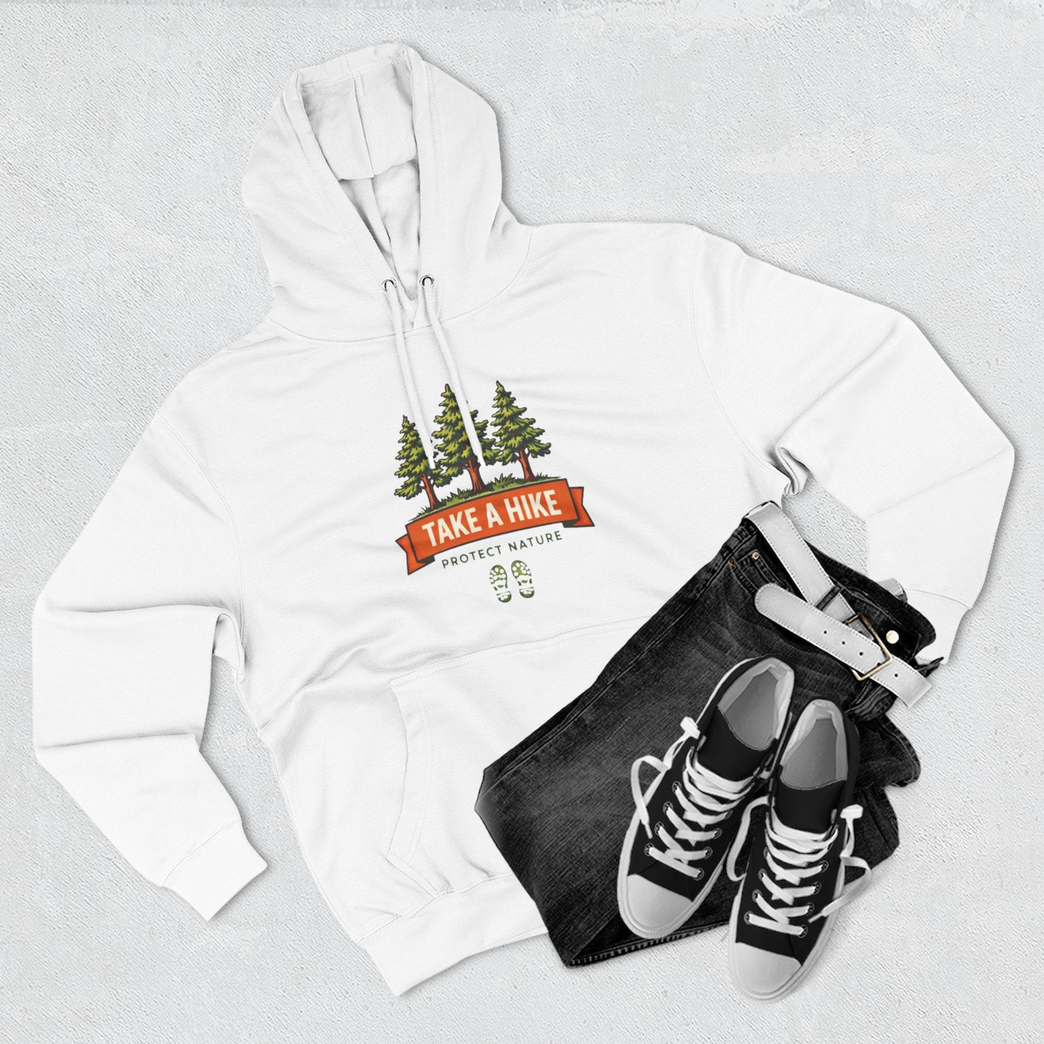 Hoodie | Take a Hike Graphic Hooded Sweatshirt Protect Nature