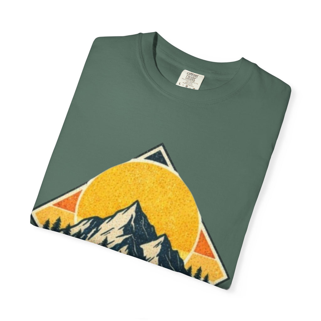 Mountain Sunset T-Shirt | Retro Outdoor Graphic Tee