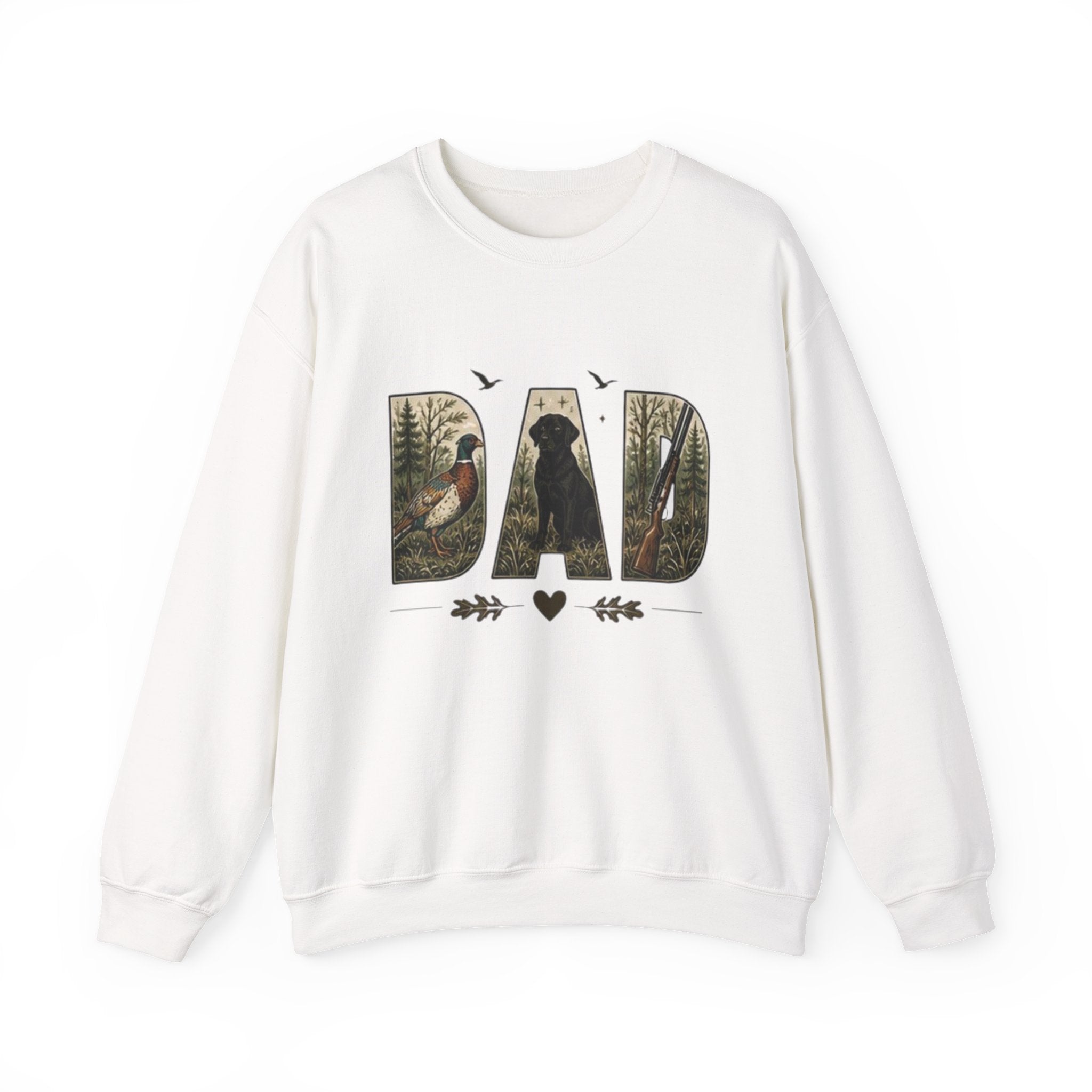 Dad Woodland Hunting Crewneck Sweatshirt | Fathers Day Gift