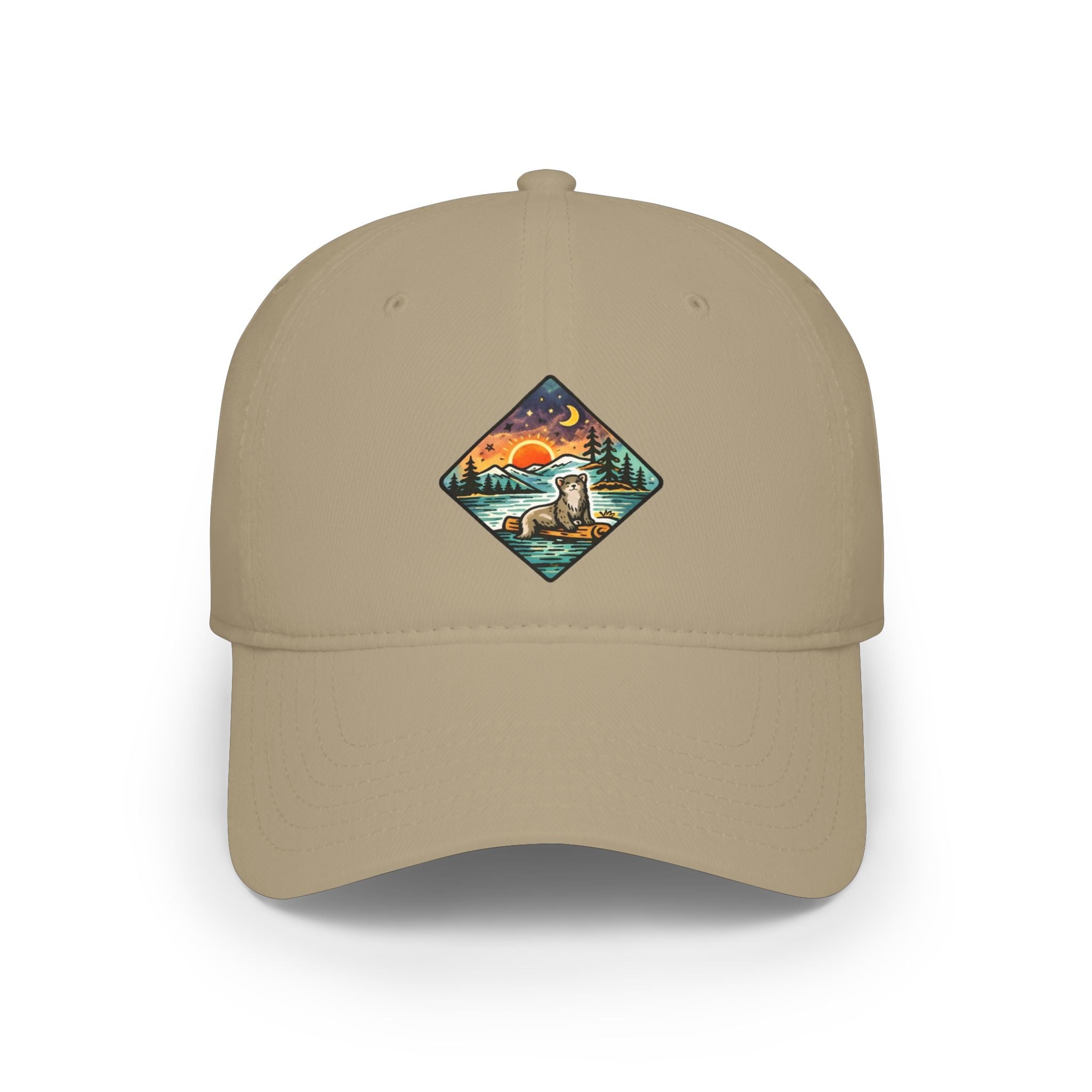 Otter Galaxy Sunset Baseball Cap