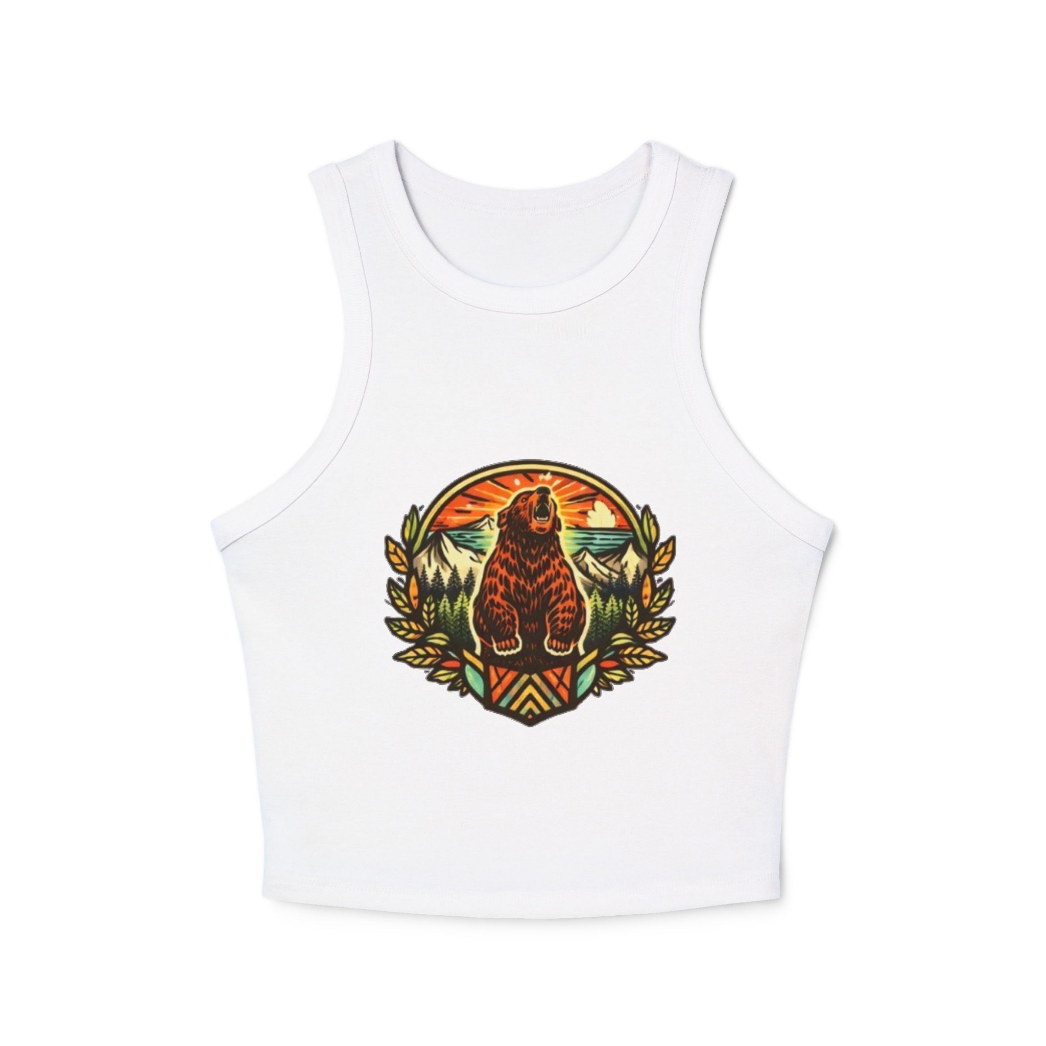 Women's Micro Rib Racer Tank Top