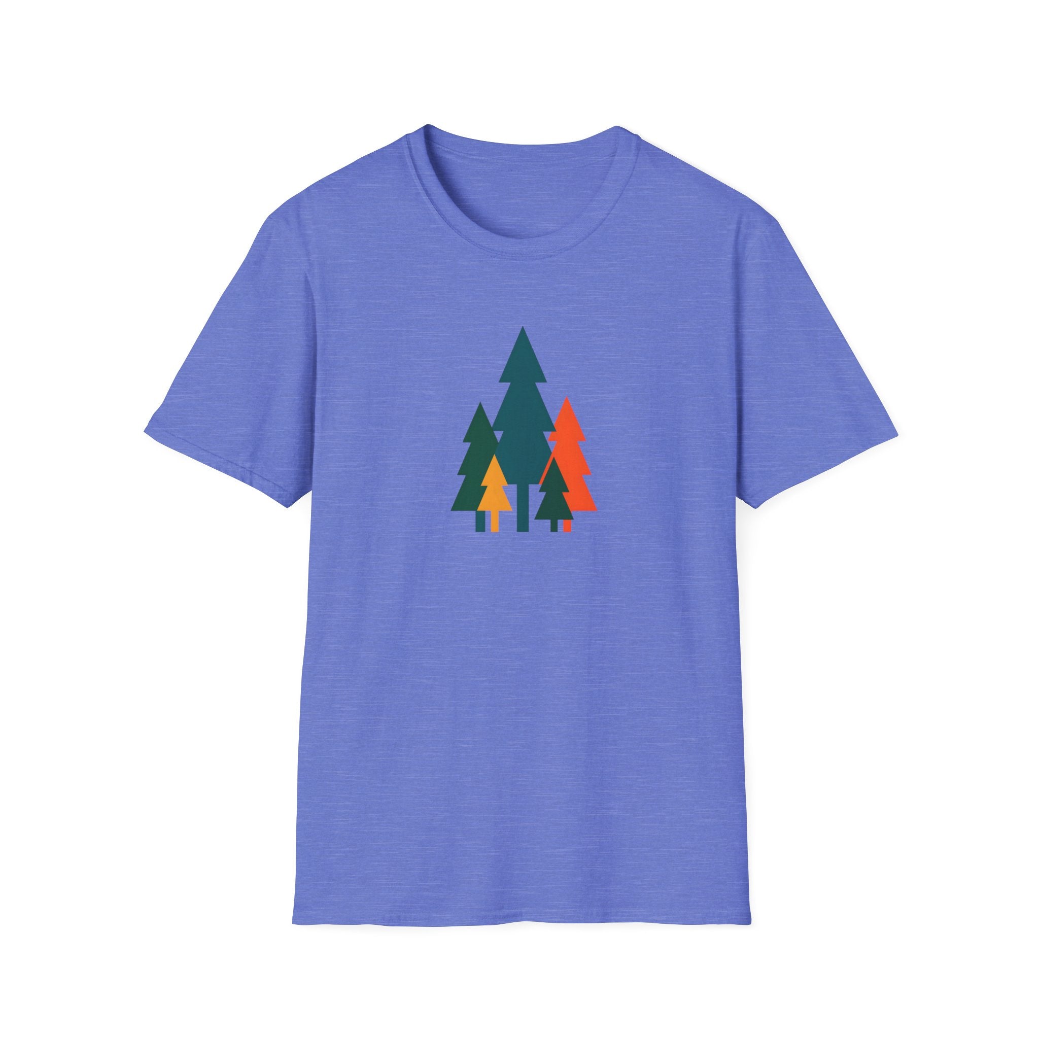 Colorful Pine Trees T-Shirt | Vibrant Forest Graphic Tee