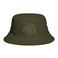 Plant Lady-ish Bucket Hat | Embroidered Green Leaf Garden Hat