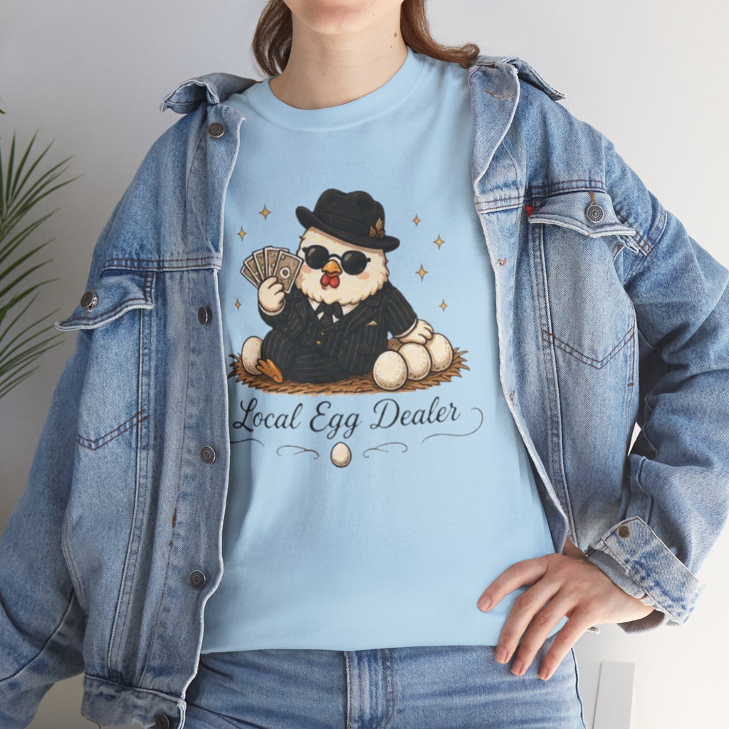 Local Egg Dealer T-Shirt | Cute Chick in Shades Graphic Tee