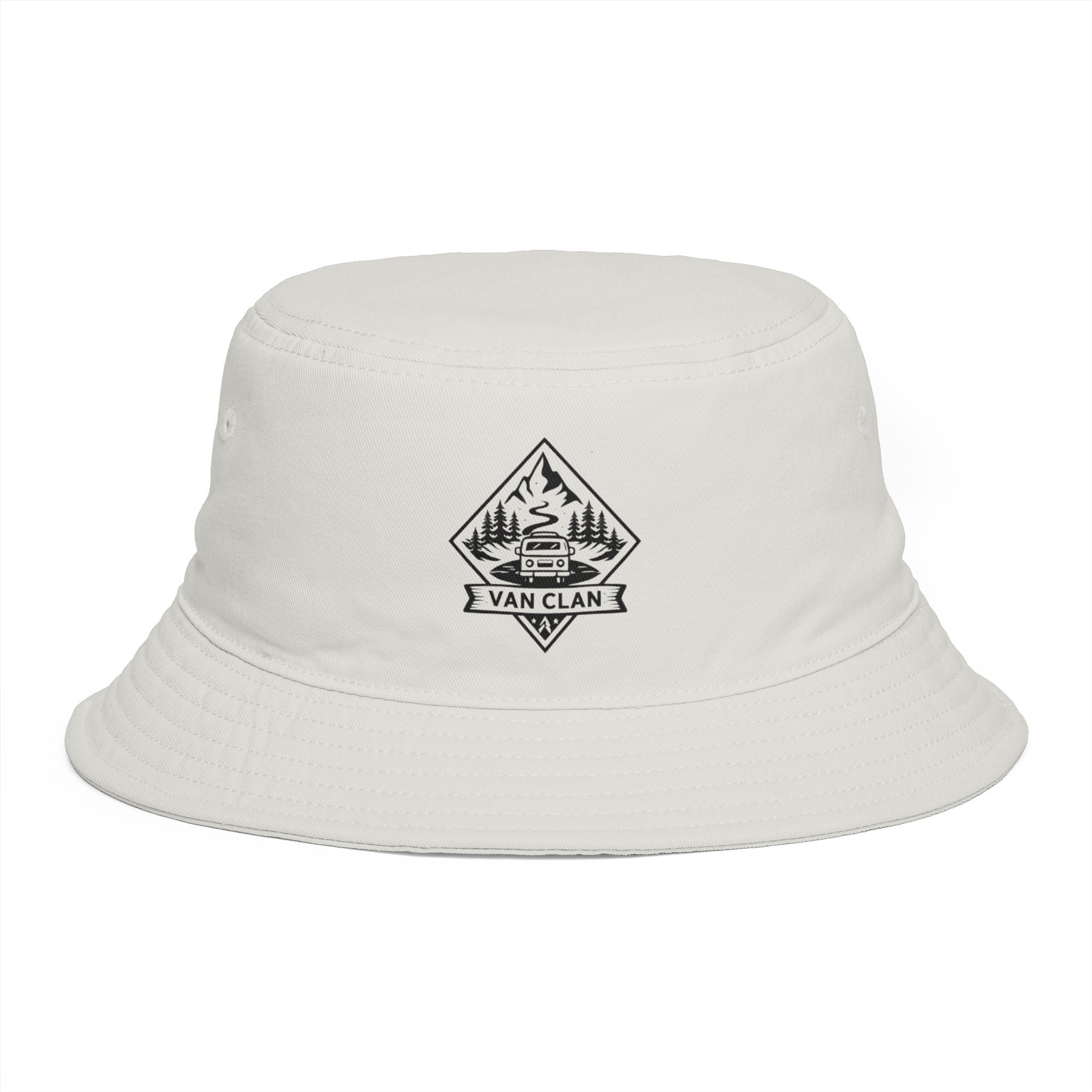Adventure Camp Brown Bucket Hat | Van Clan Outdoors Patch