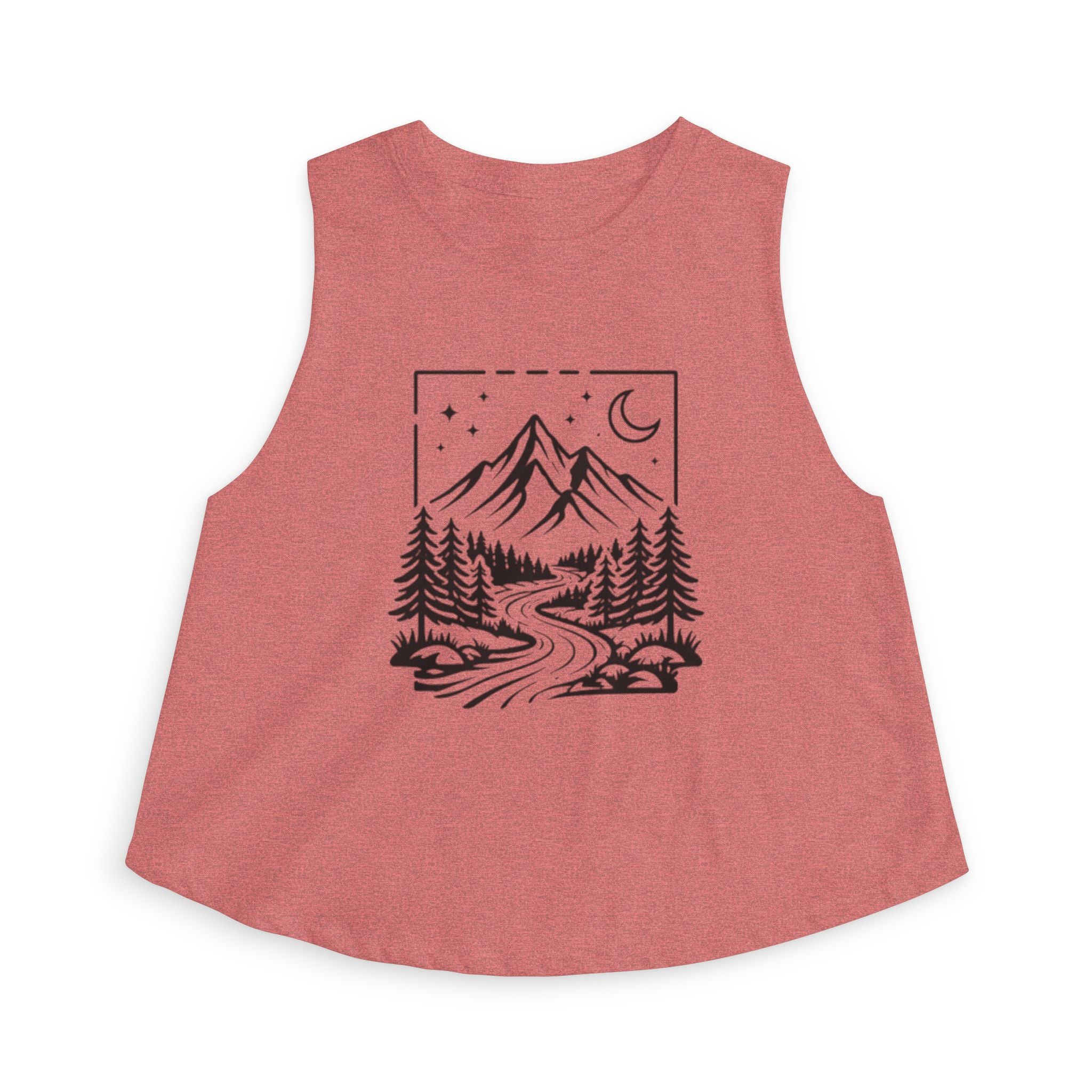 Mountain Night Crop Top | Women's Scenic Adventure Tank