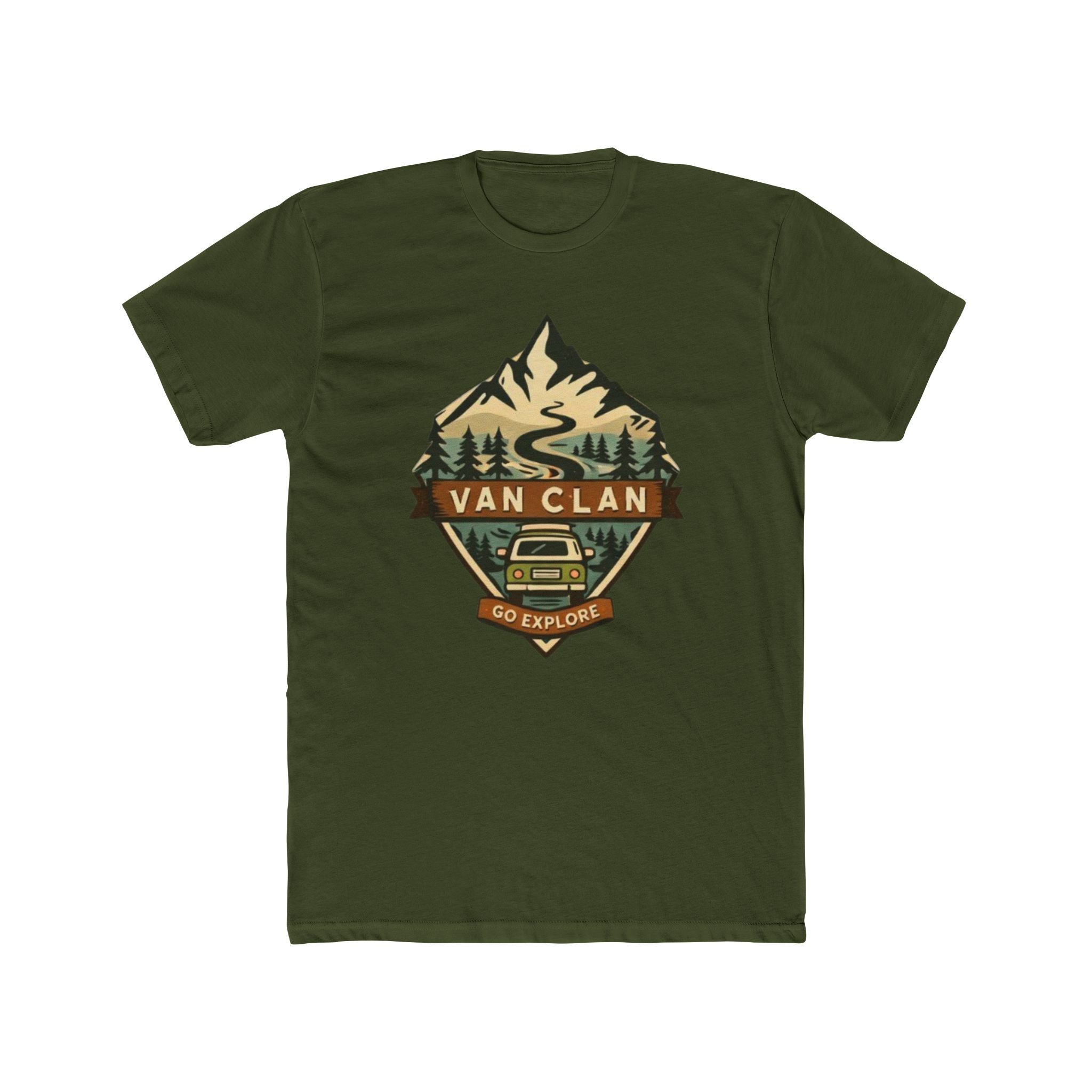 Van Clan Adventure T‑Shirt | Go Explore Vintage Camper Tee