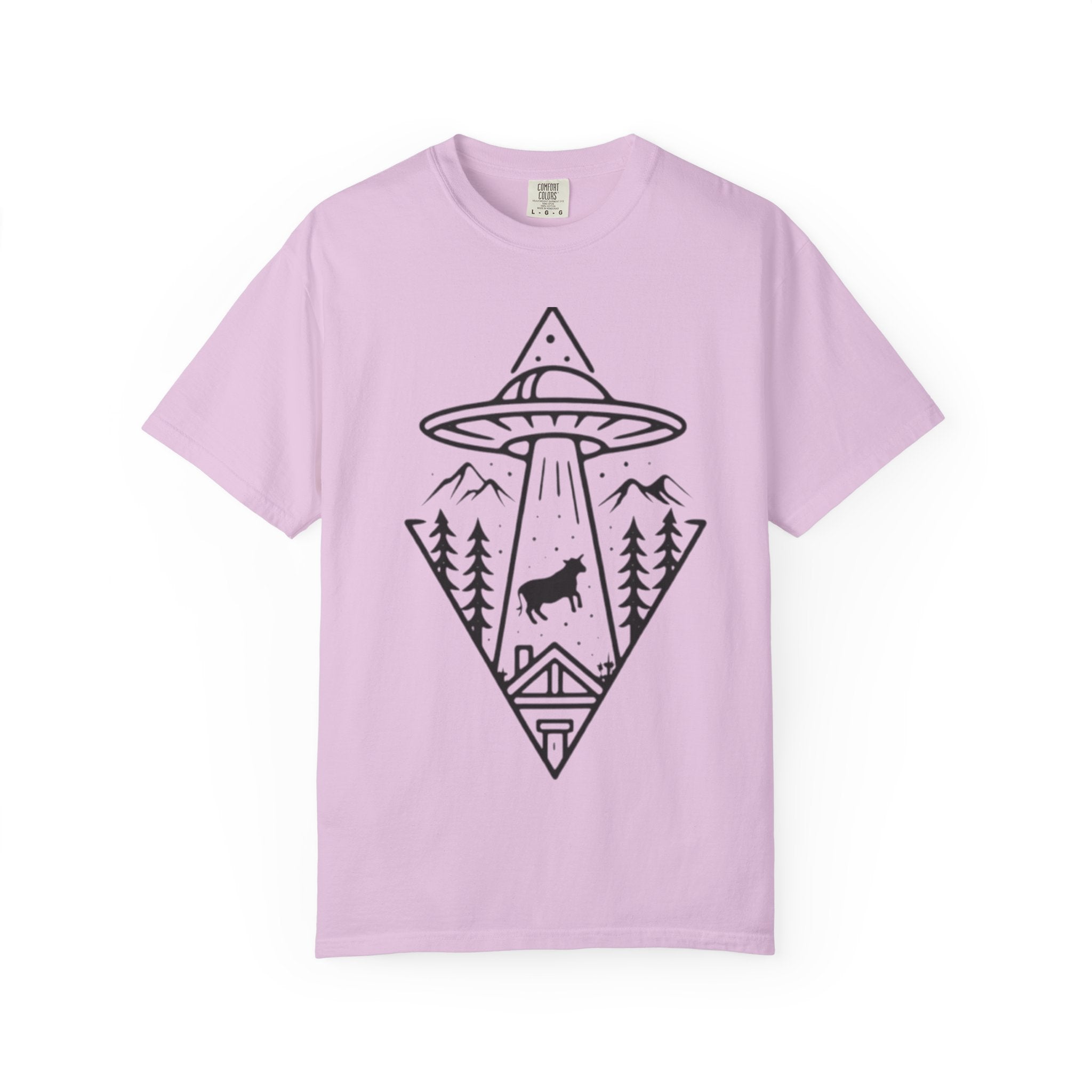 Cow UFO T-Shirt | Alien Abduction Graphic Tee