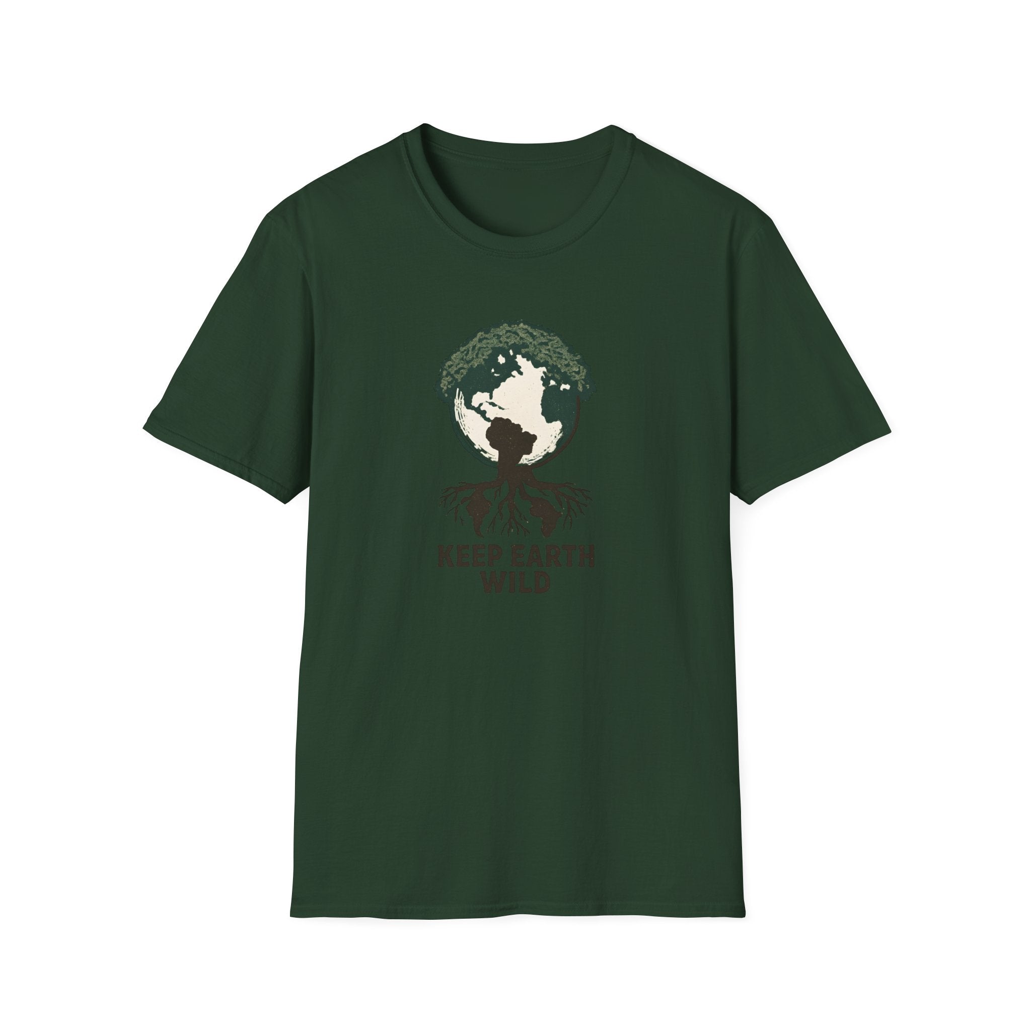 Keep Earth Wild T-Shirt | Eco Nature Conservation Tee