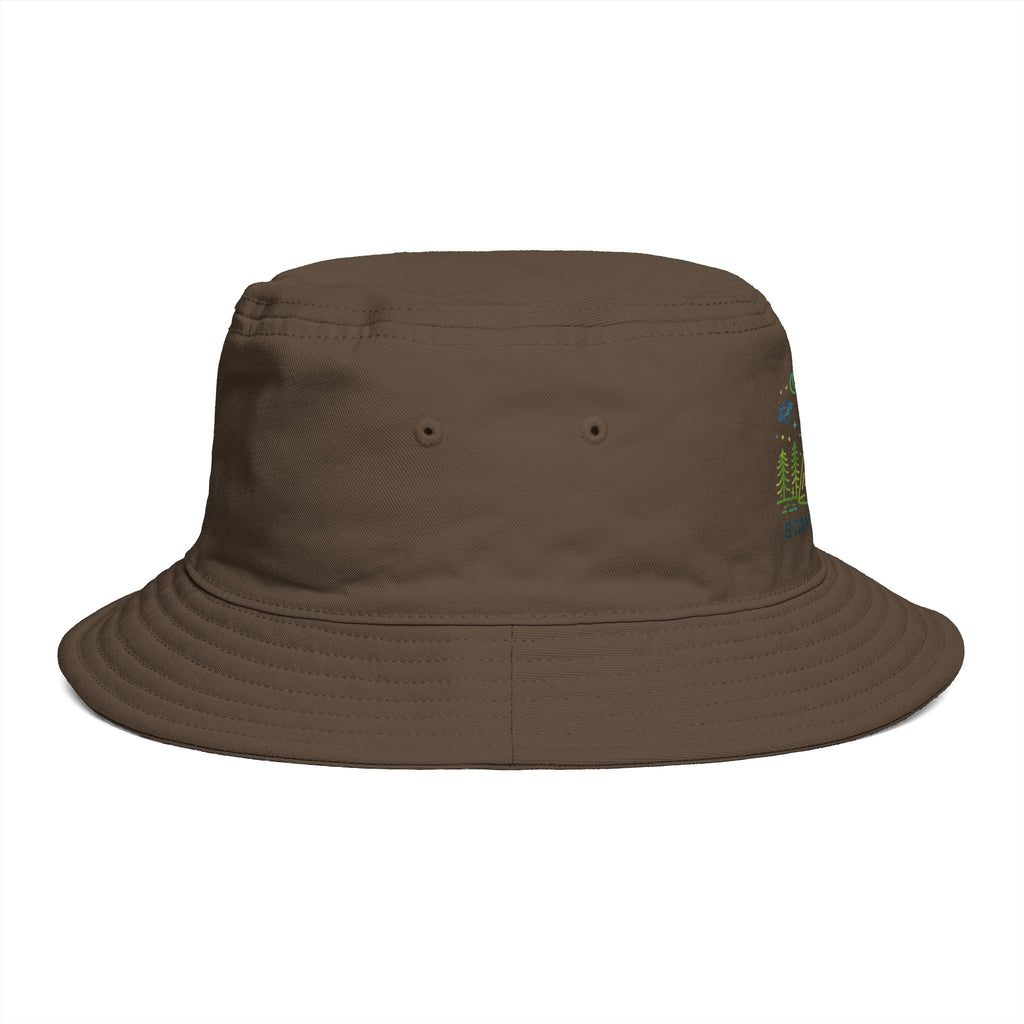 Stay Weird UFO Bigfoot Abduction Bucket Hat