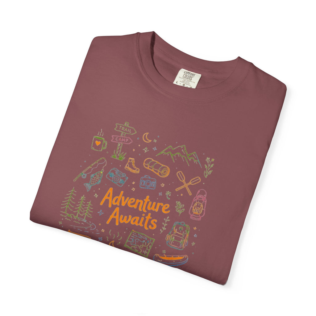 Adventure Awaits Camping T-Shirt | Outdoor Catalog Tee