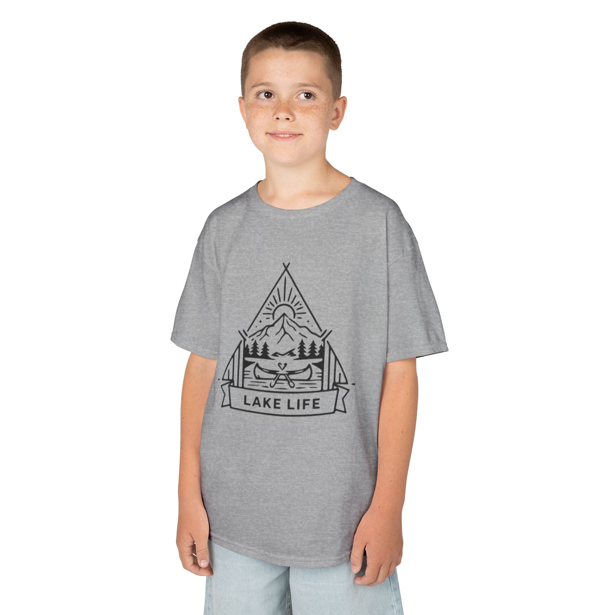 Kids Tee | Lake Life Outdoor Adventure Graphic