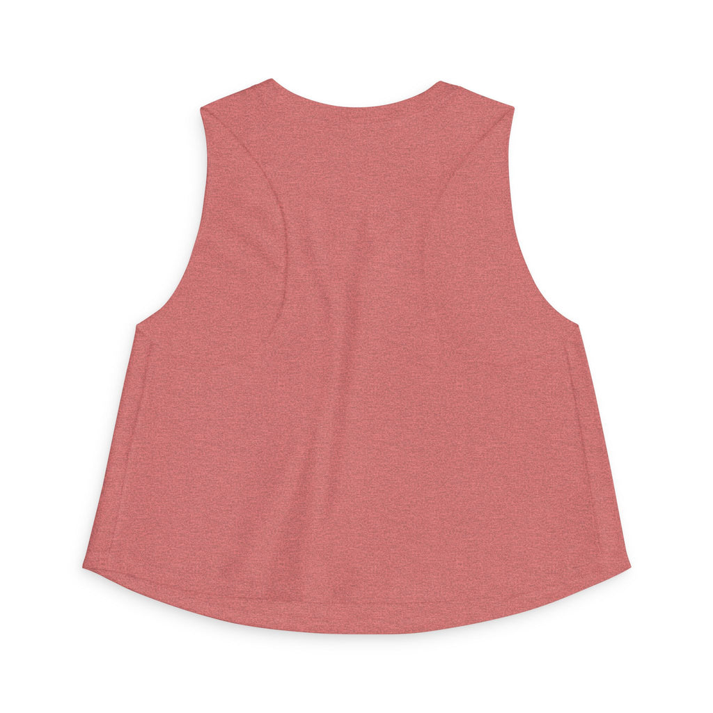 Camping Coffee Crop Tank | "Camp. Coffee. Repeat" Graphic Women's Top