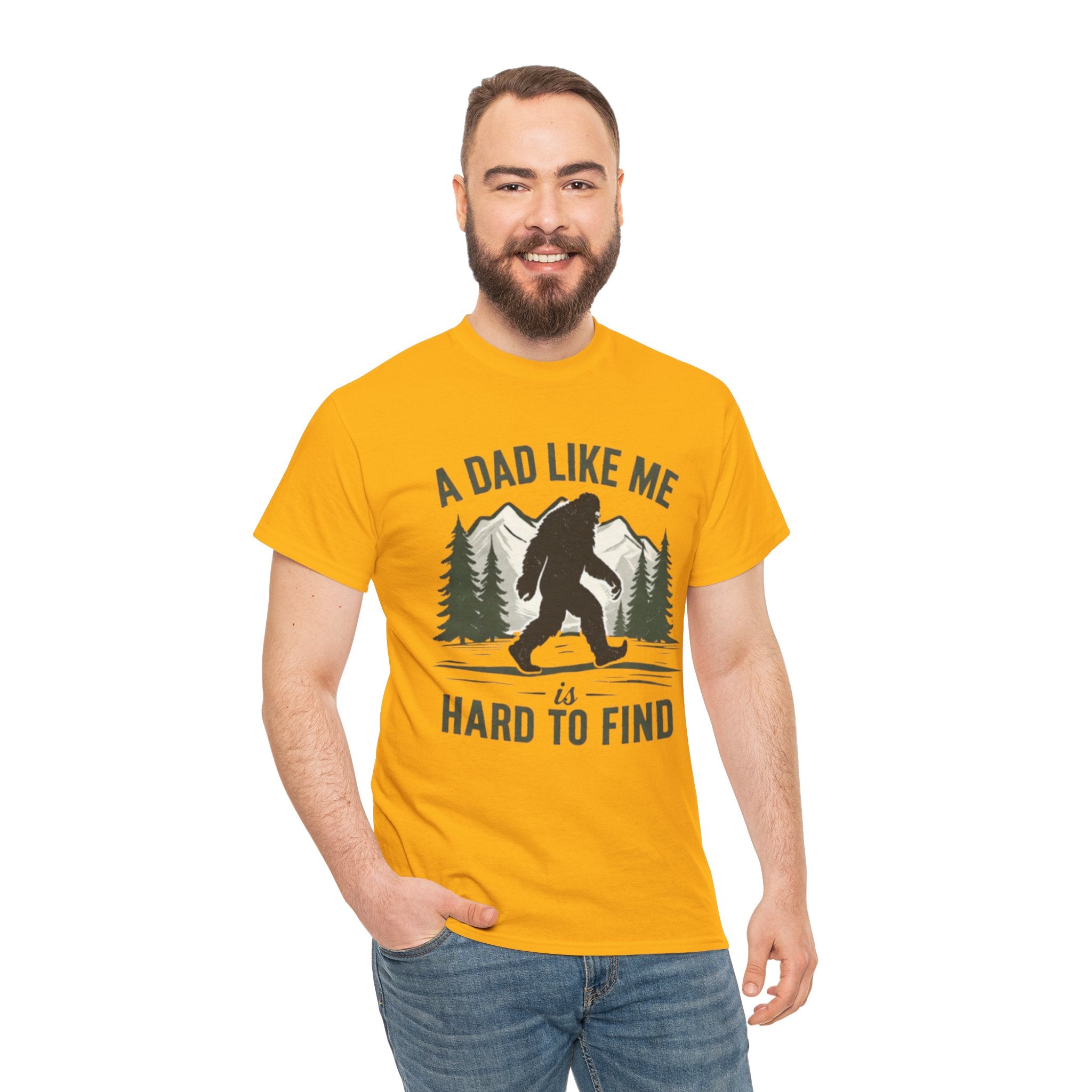 Bigfoot A Dad Like Me Is Hard To Find T-Shirt | Fathers Day Gift