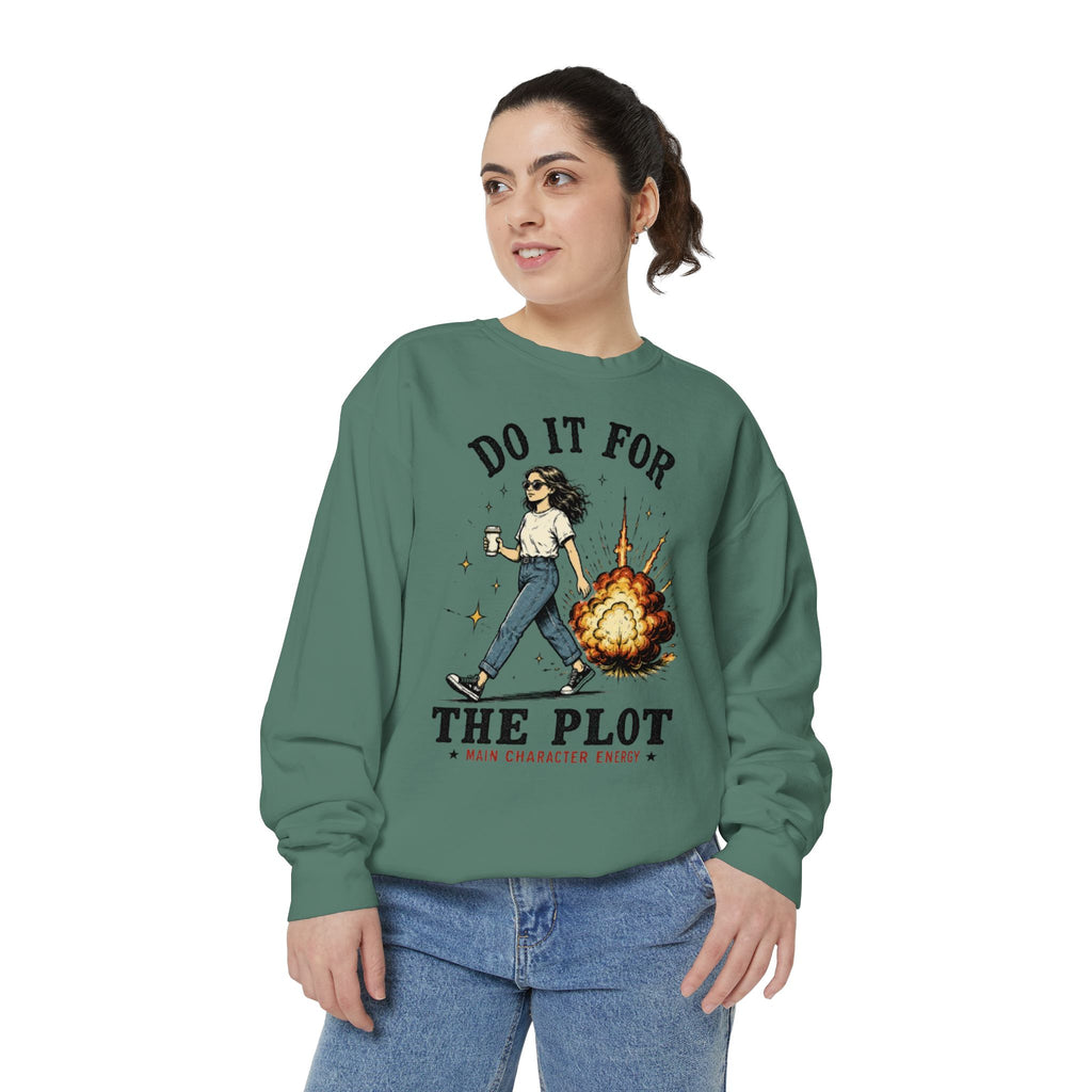Do It For The Plot Sweatshirt | Literary Aesthetic Crewneck