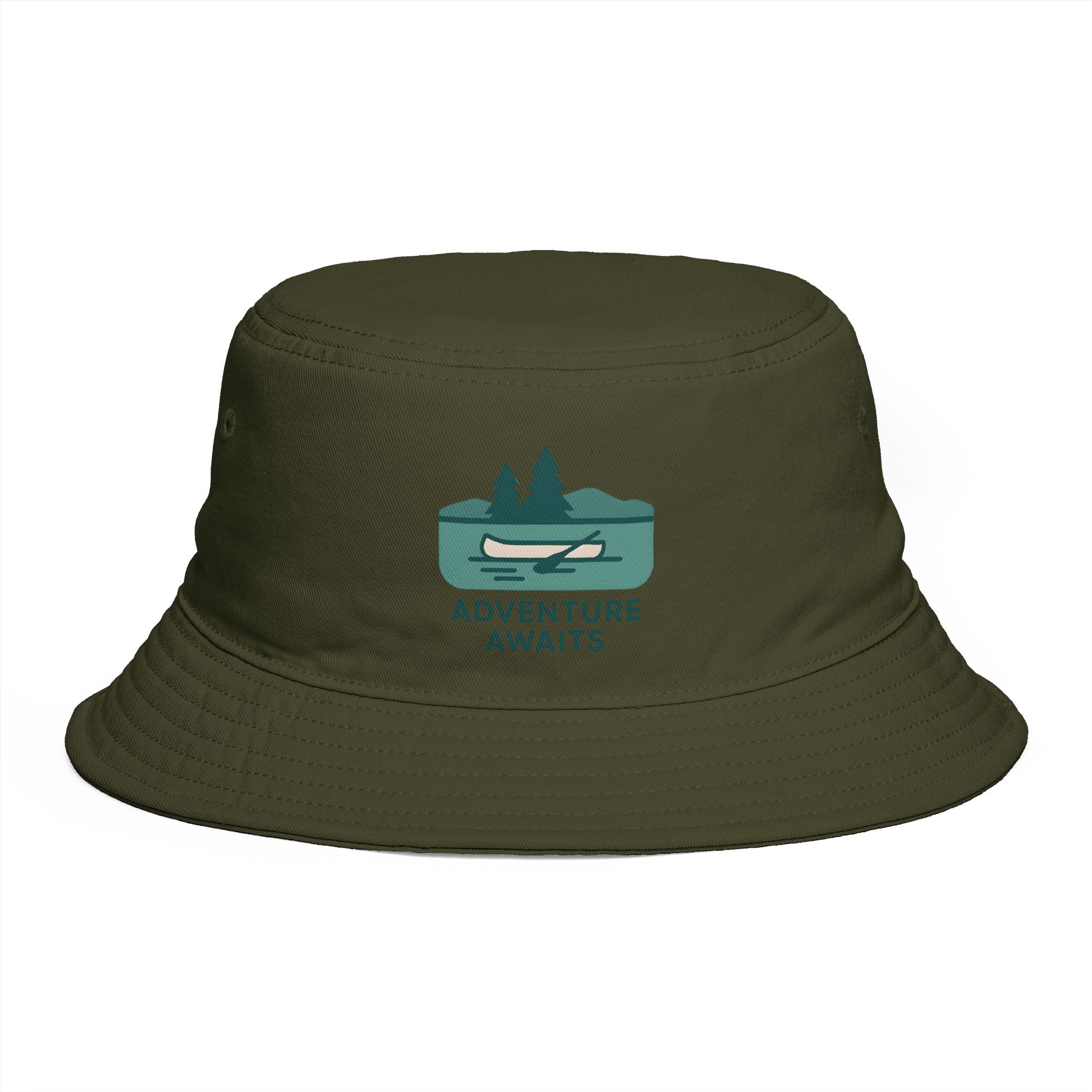 Adventure Awaits Bucket Hat | Canoe & Lake Outdoor Travel Hat