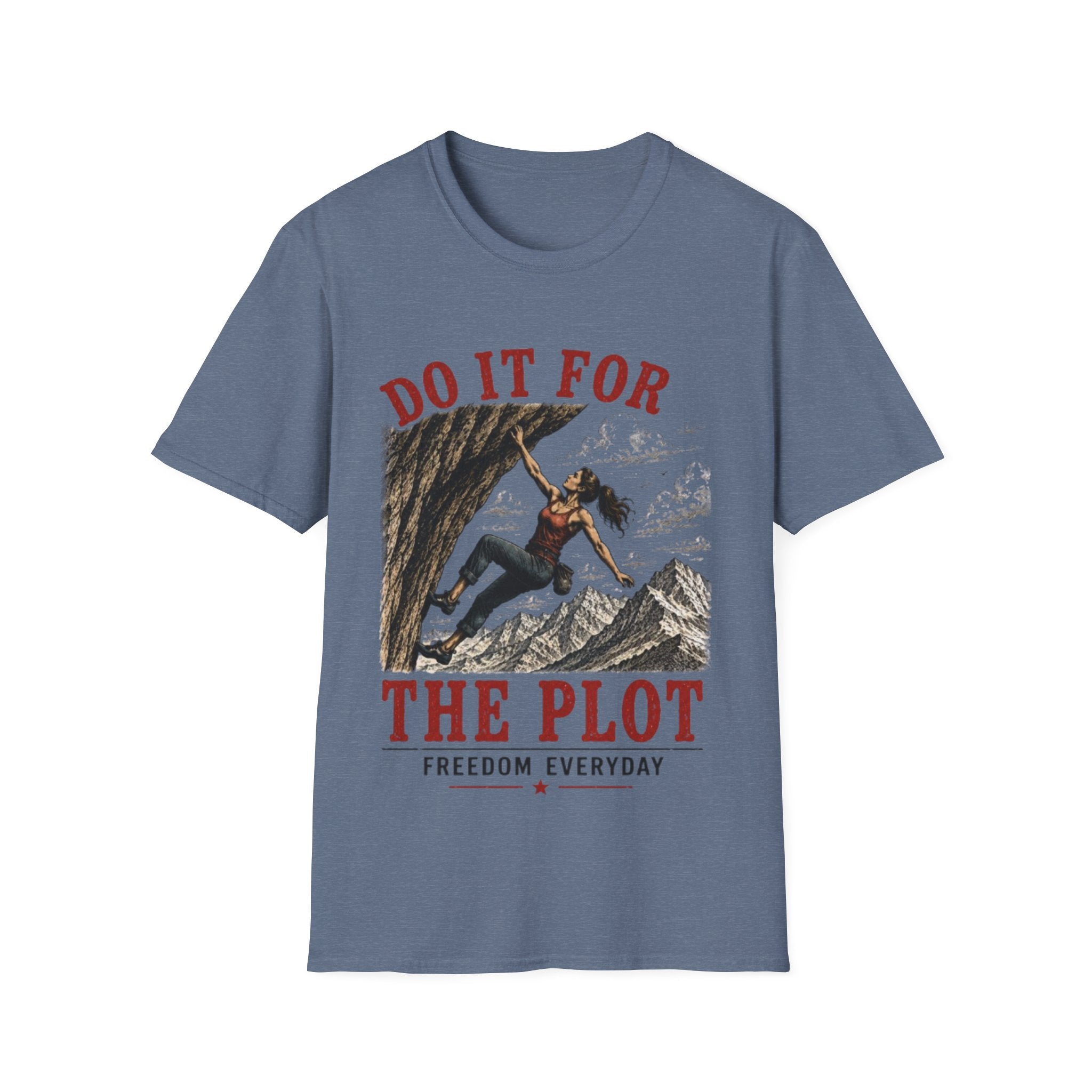 Do It For The Plot T-Shirt | Climbing Adventure Graphic Tee