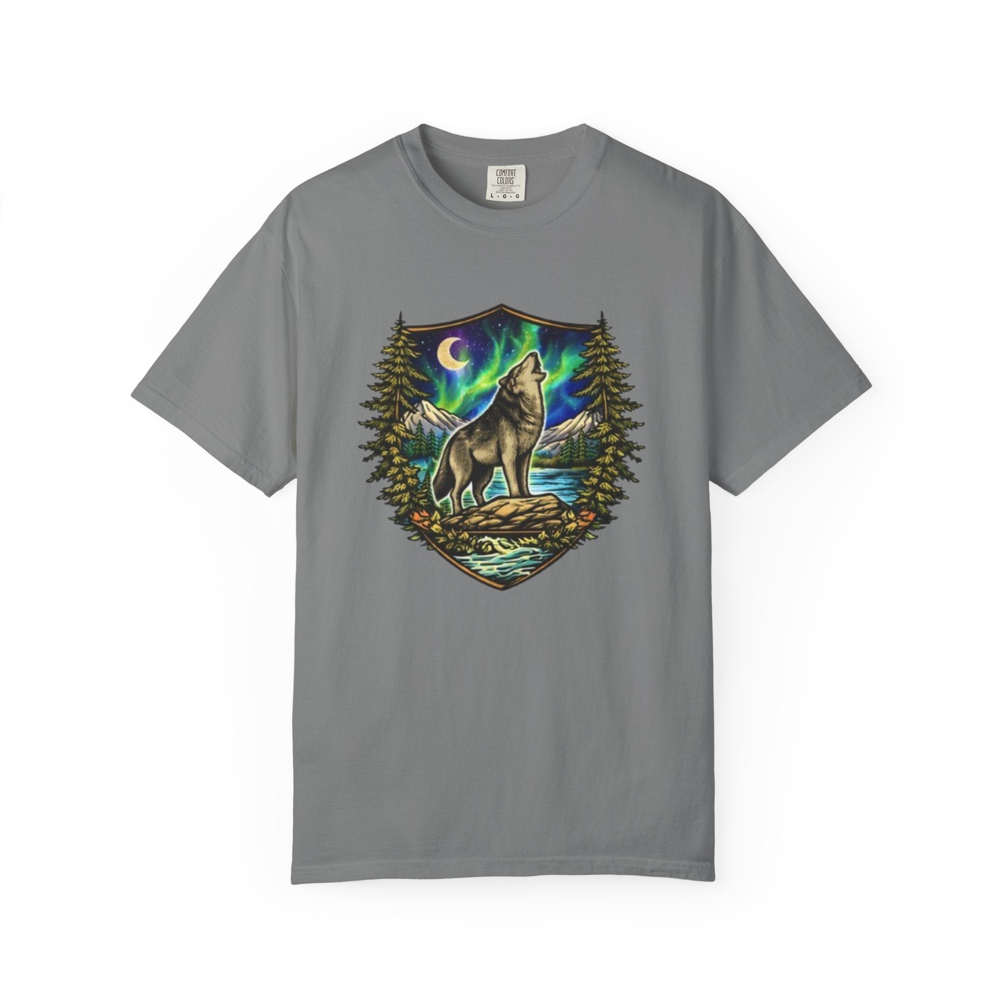 Wolf Howl T-Shirt | Northern Lights Outdoor Graphic Tee